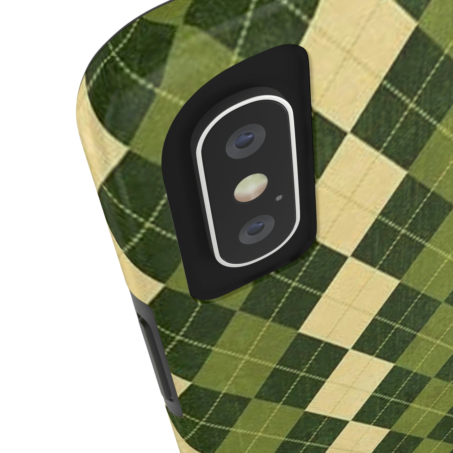 Green Plaid sweater phone case/ for iPhone/ plaid collection/ Tough Phone Cases