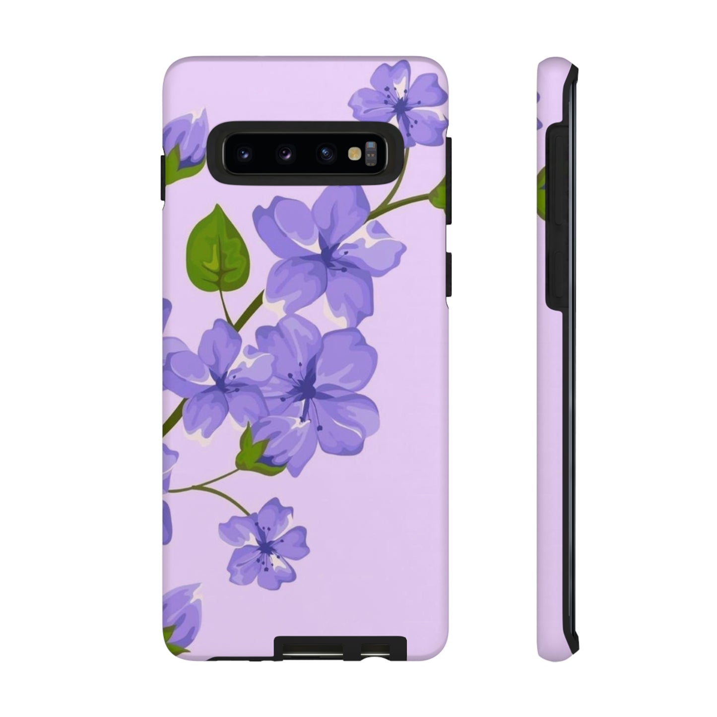 Purple Floral case for Samsung & Google phone./Tough Cases/ Floral collection