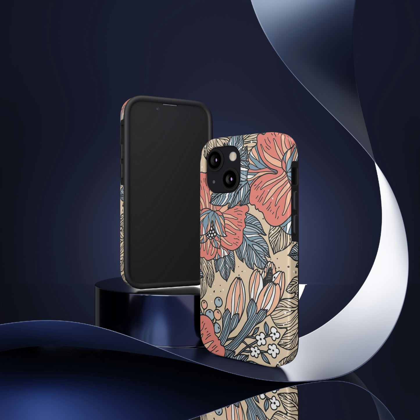 Floral phone case, for Iphone/Tough Phone Cases/