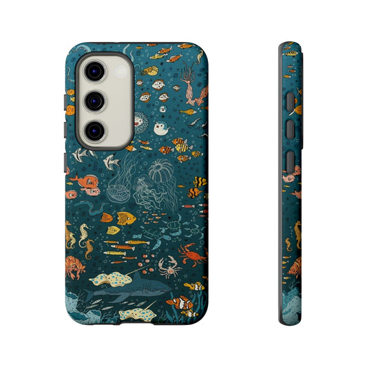 under the sea, phone case, for Samsung & Google phones, summer collection /Tough Cases