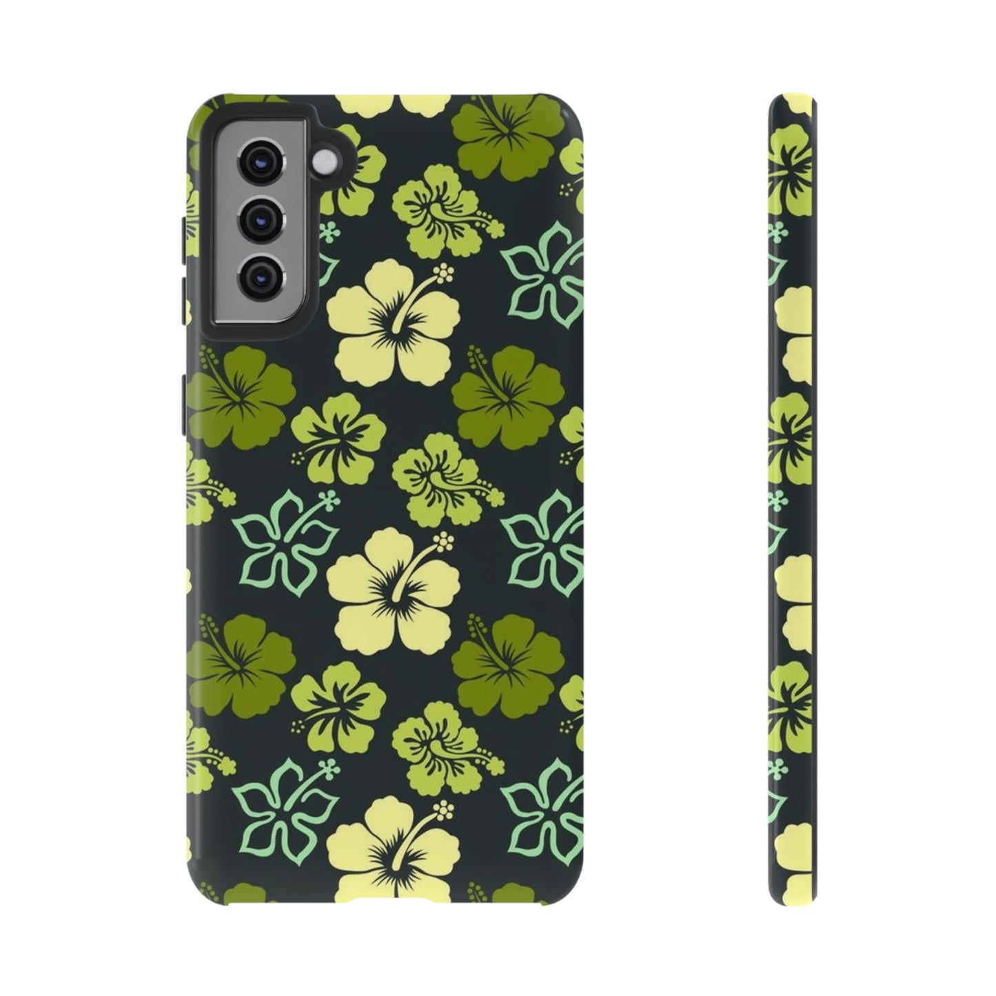 Green Hawaiian phone case for Samsung & Google phones / summer collection / Tough Cases