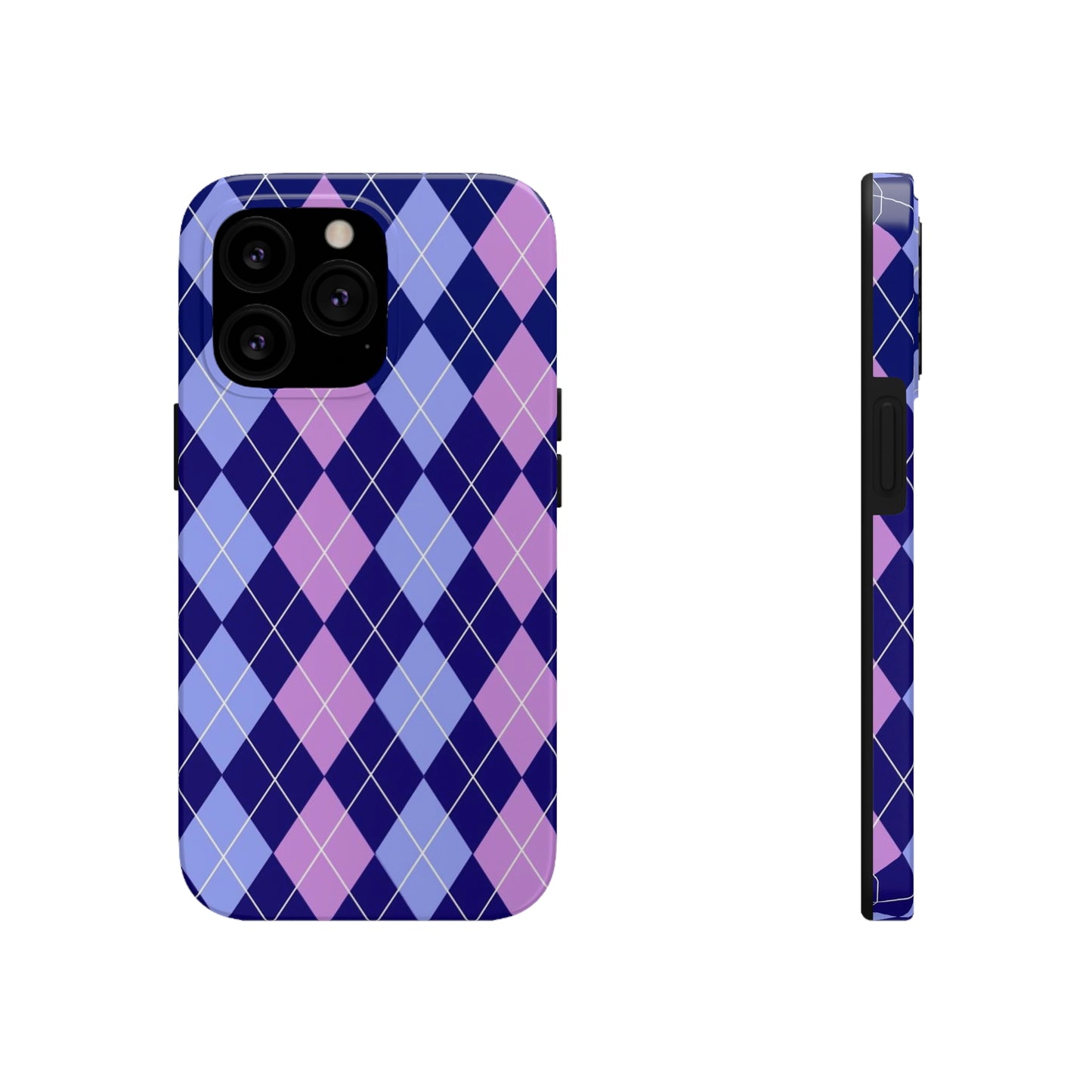 Purple plaid sweater phone case/ for iPhone/ plaid collection/ Tough Phone Cases