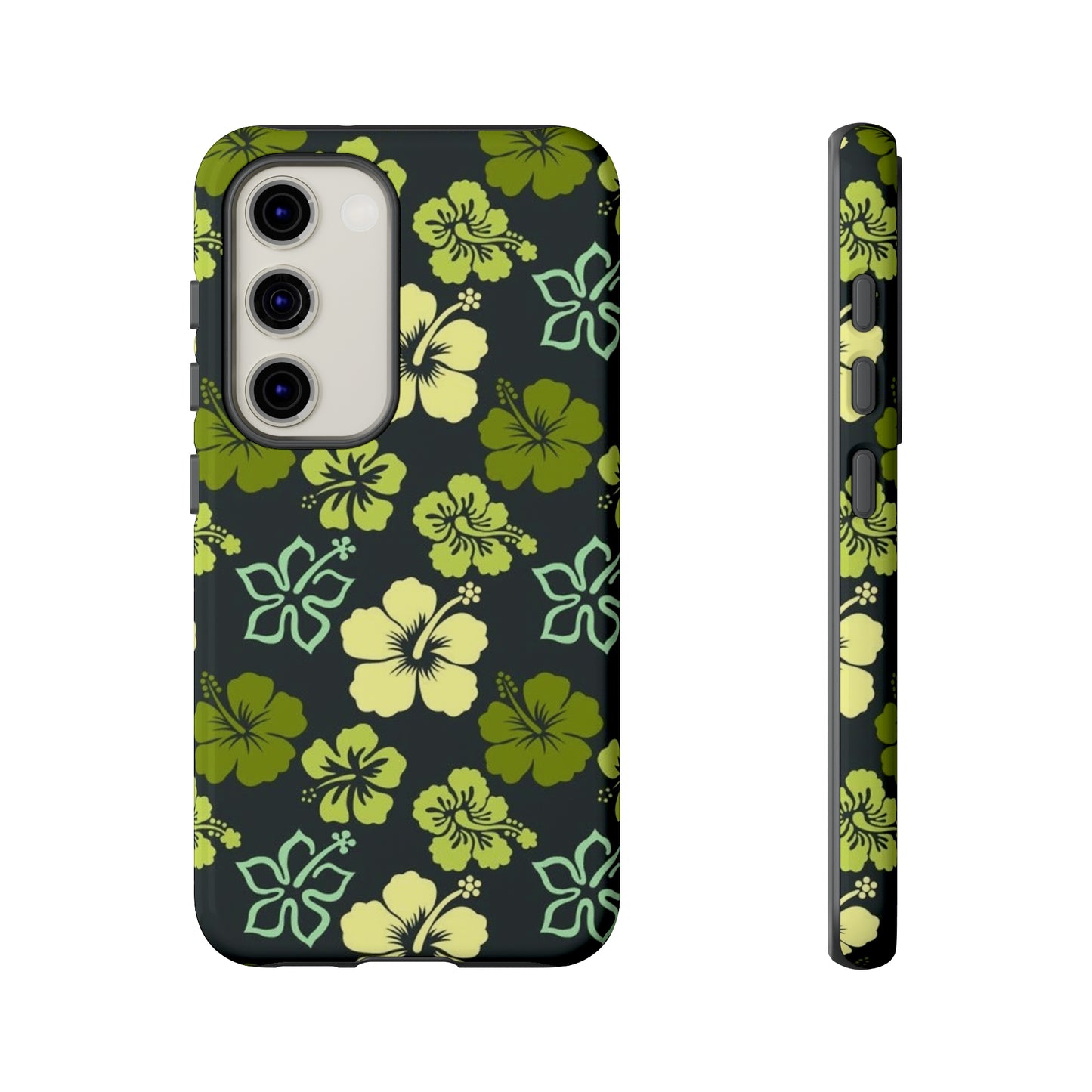 Green Hawaiian phone case for Samsung & Google phones / summer collection / Tough Cases