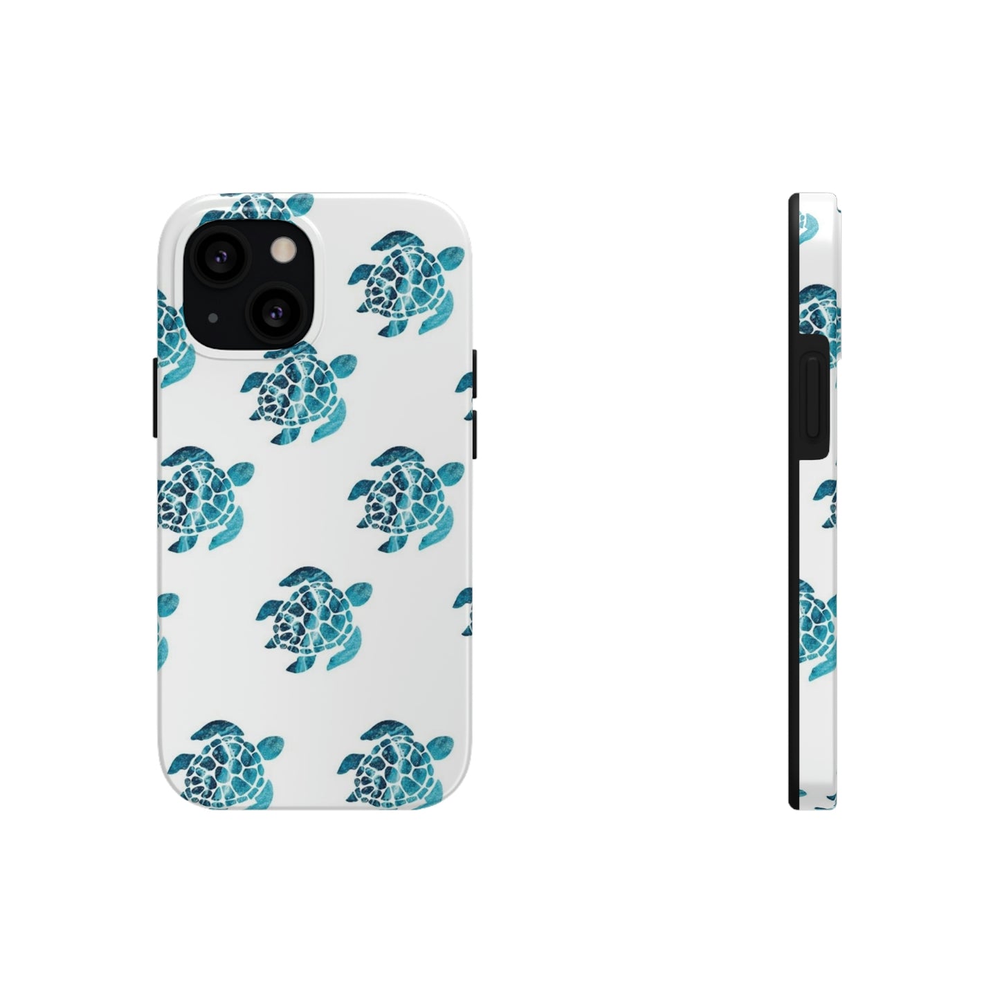 Turtles crossing iPhone case / summer collection Tough Phone Cases, Case-Mate