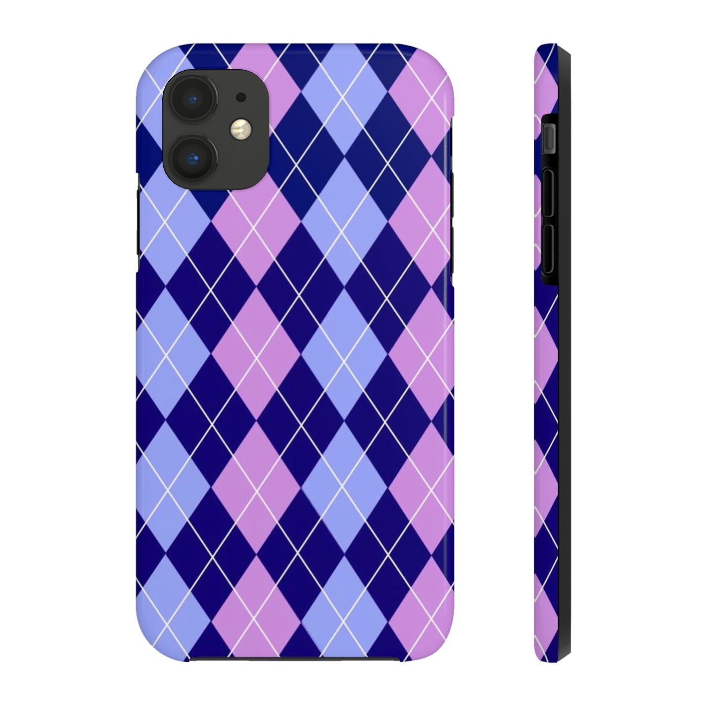 Purple plaid sweater phone case/ for iPhone/ plaid collection/ Tough Phone Cases