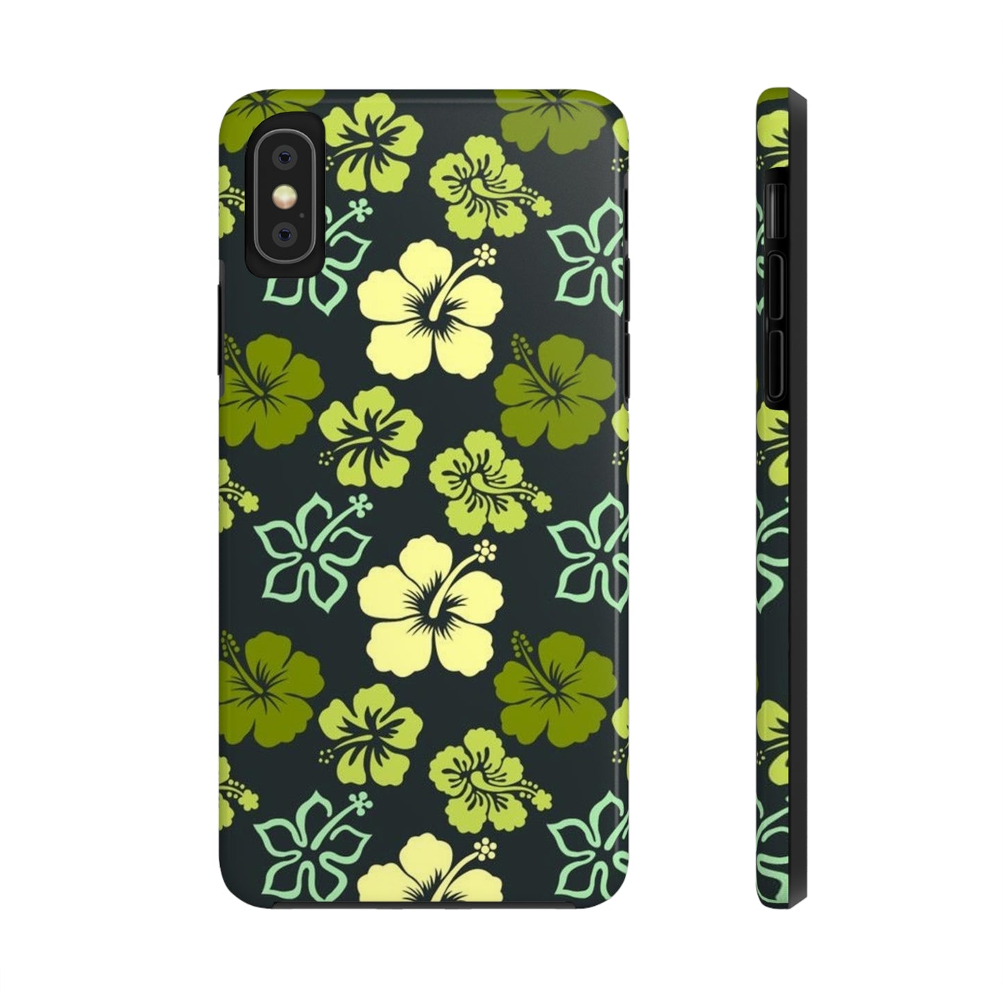 Green Hawaiian phone case for iPhone / summer collection Tough Phone Cases, Case-Mate