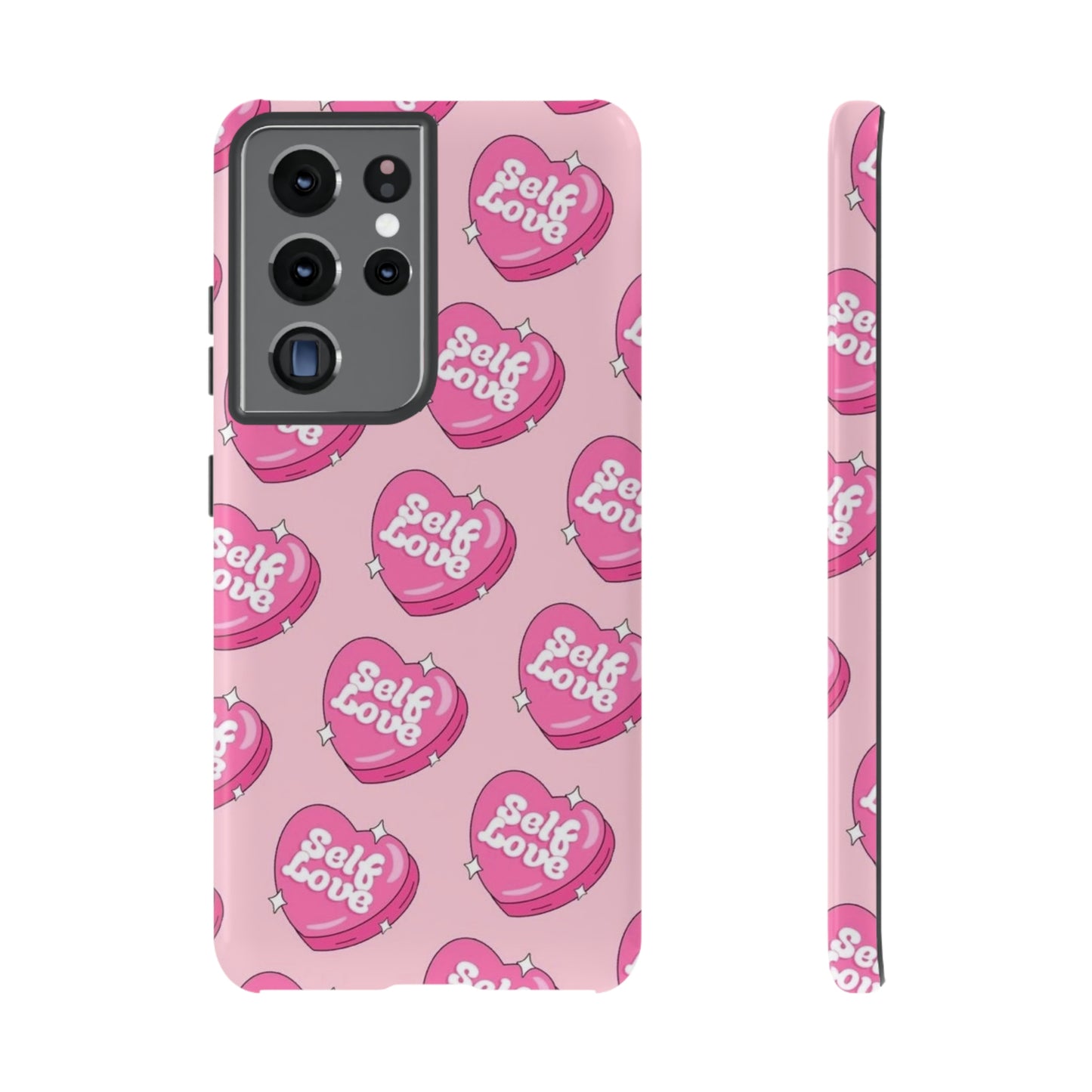 Self love phone case, for Samsung & google phones,/ heart collection/ tough case