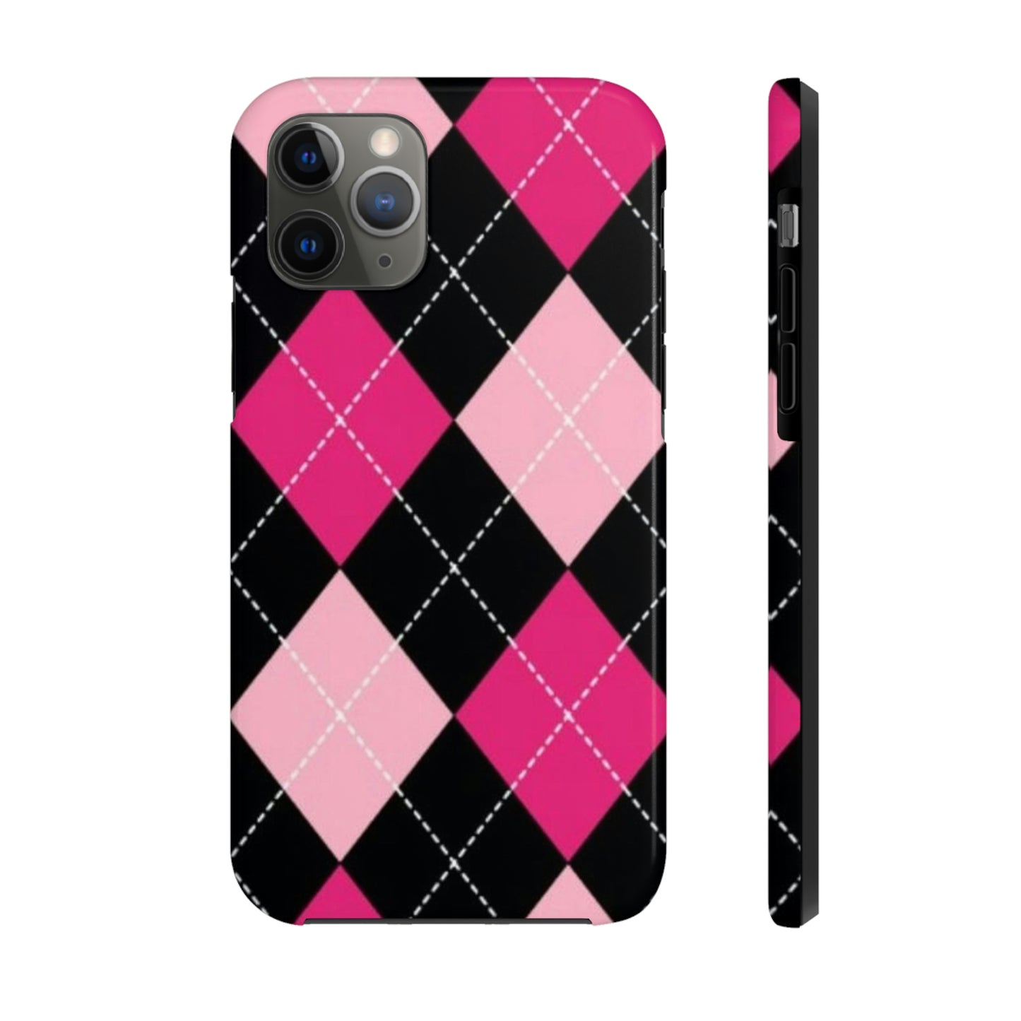 Pink Diamond phone case/ for iPhone/ plaid collection/ Tough Phone Cases