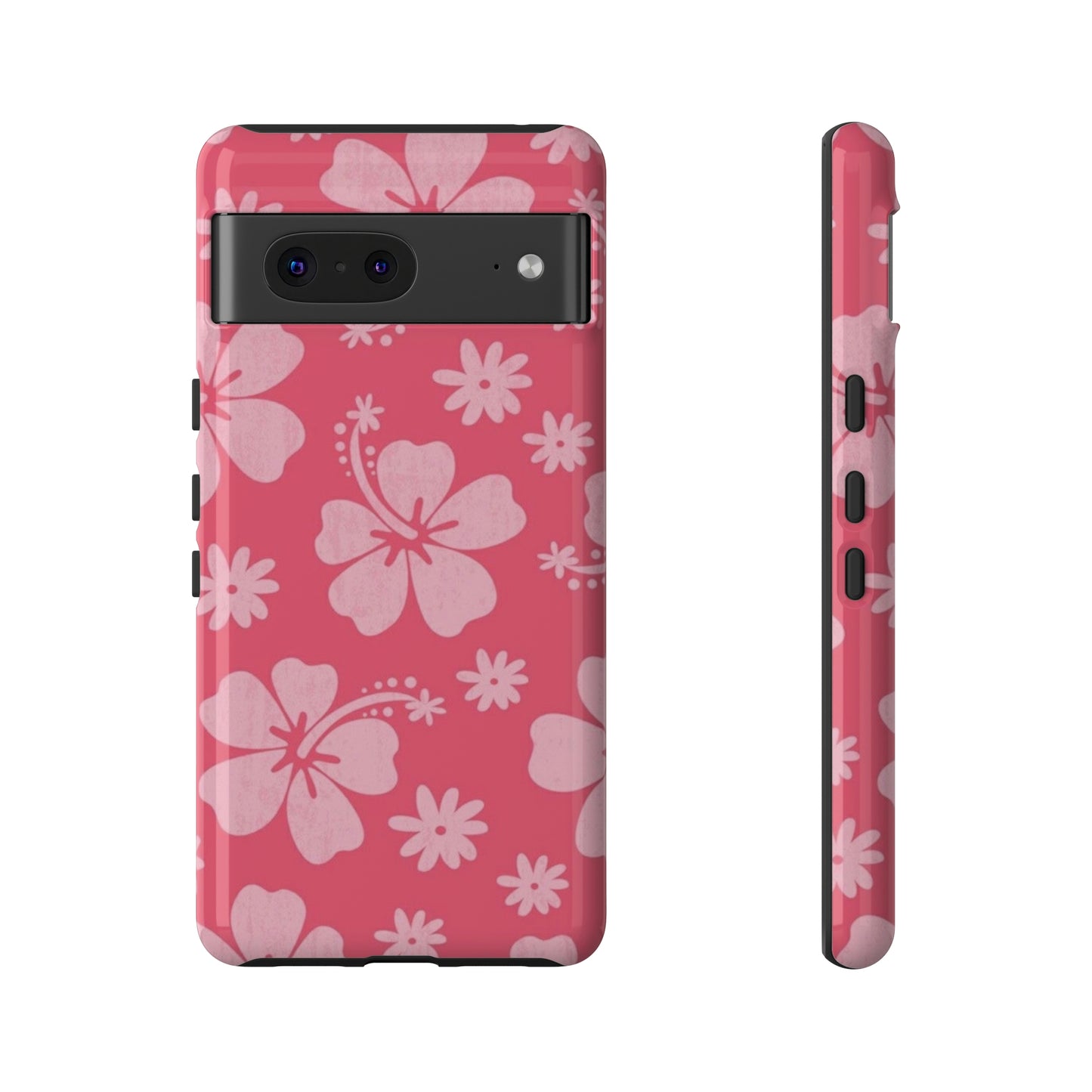 Pink hibiscus phone case/ for Samsung & Google phones /summer collection