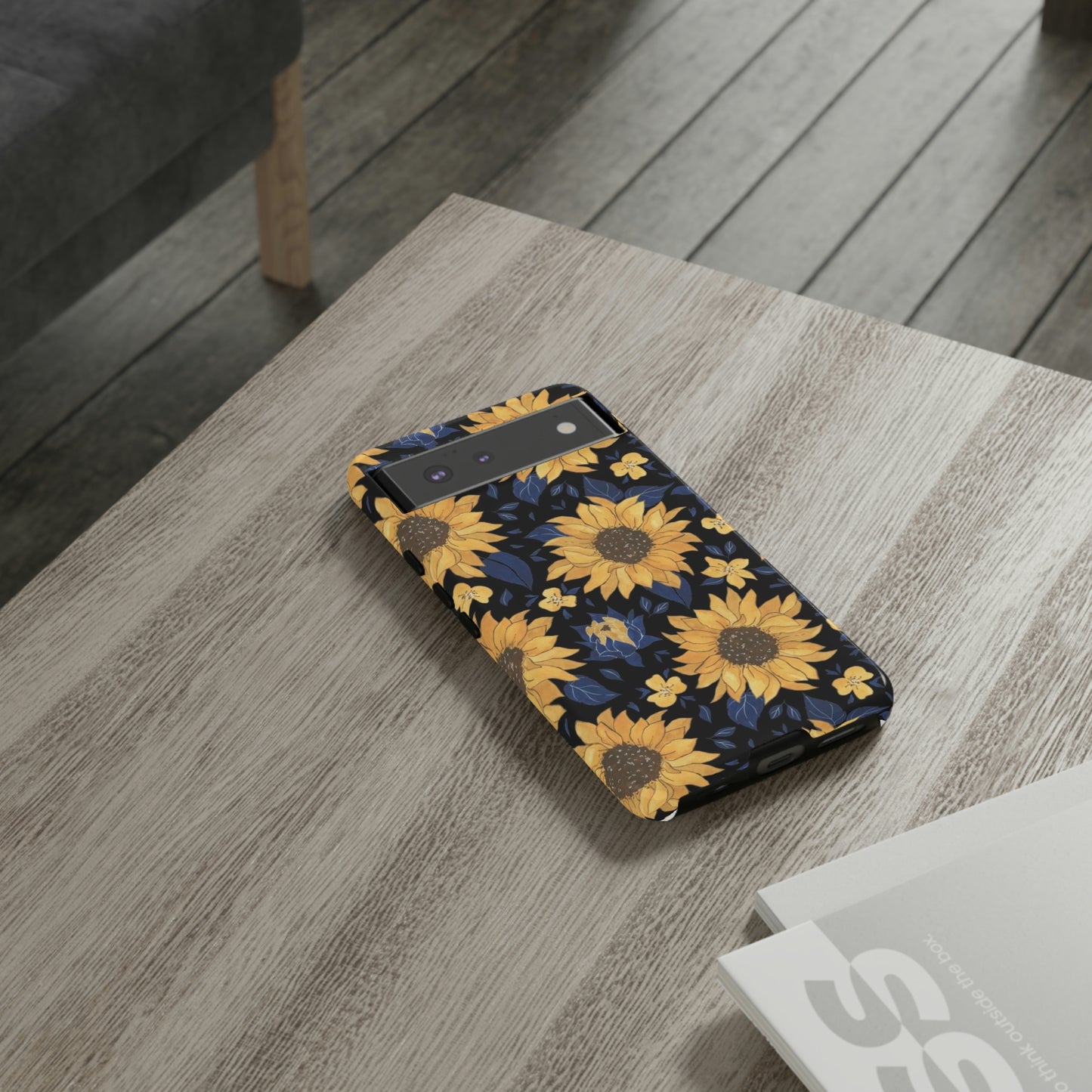 Sunflower phone case/ for Samsung & Google phones/ Floral collection/ Tough Phone Cases