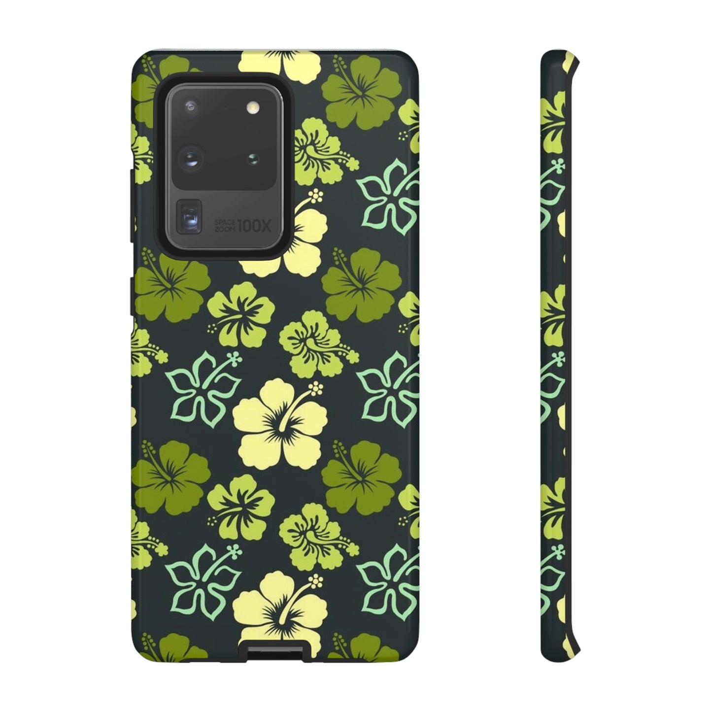 Green Hawaiian phone case for Samsung & Google phones / summer collection / Tough Cases