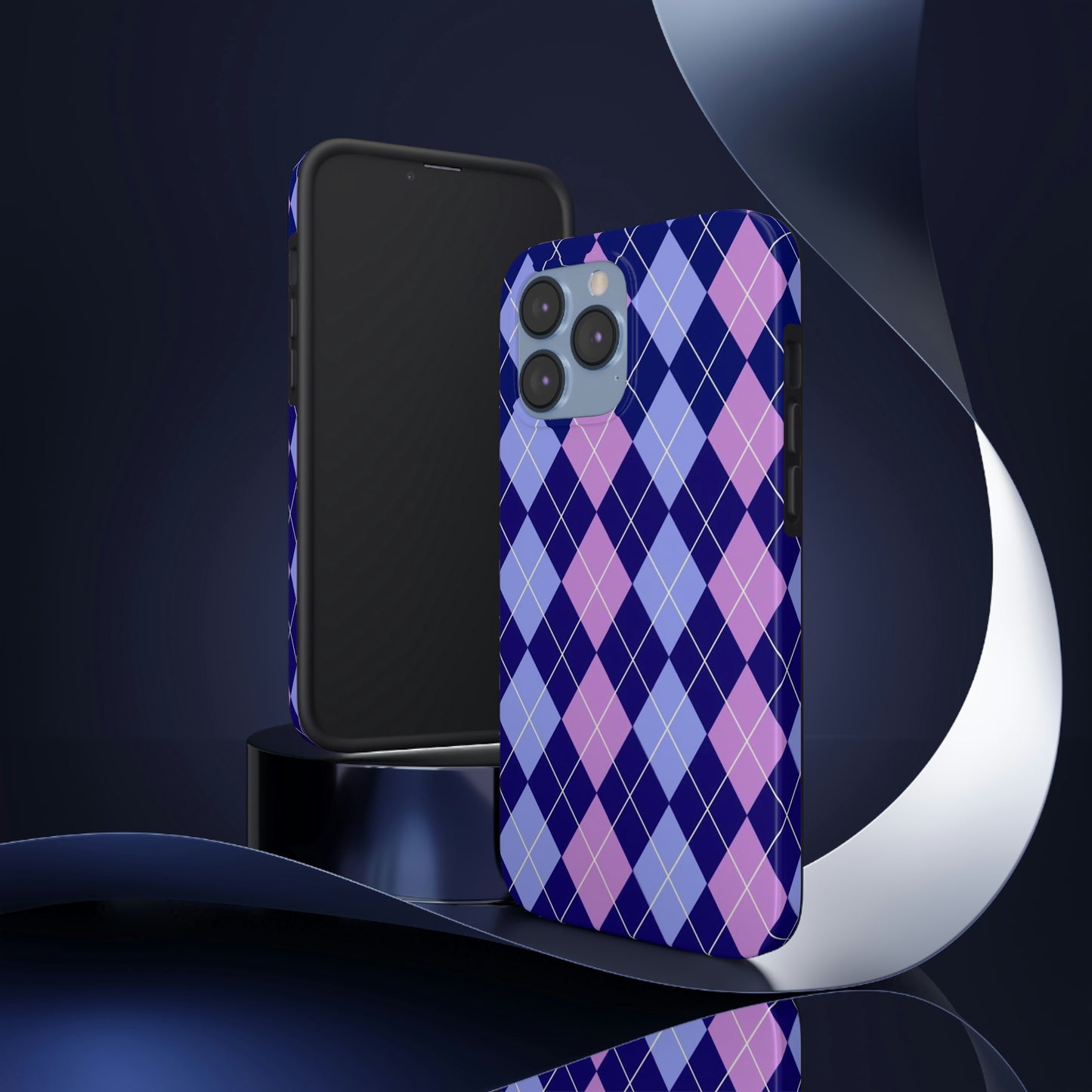 Purple plaid sweater phone case/ for iPhone/ plaid collection/ Tough Phone Cases