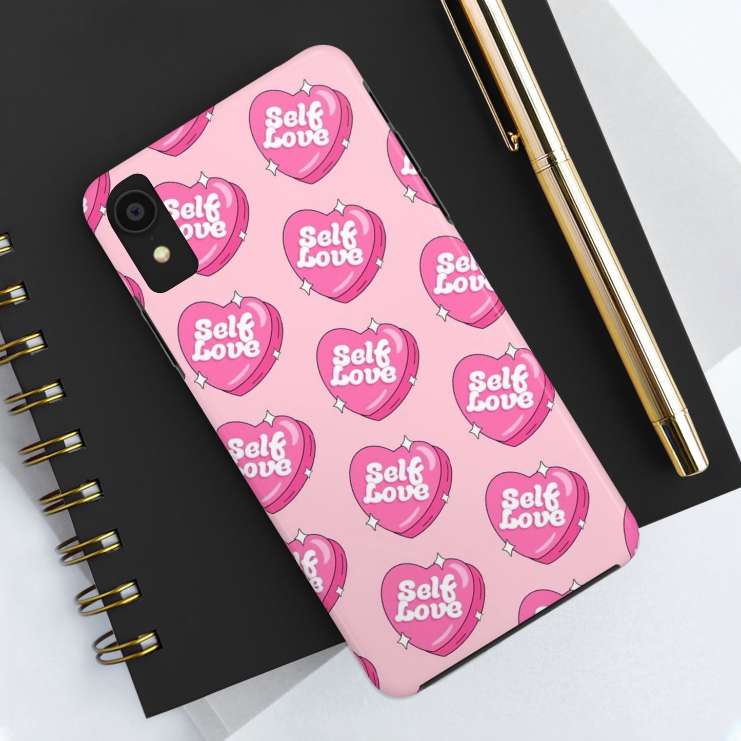 Self Love phone case/ for iPhones/heart collection Tough Phone Cases,