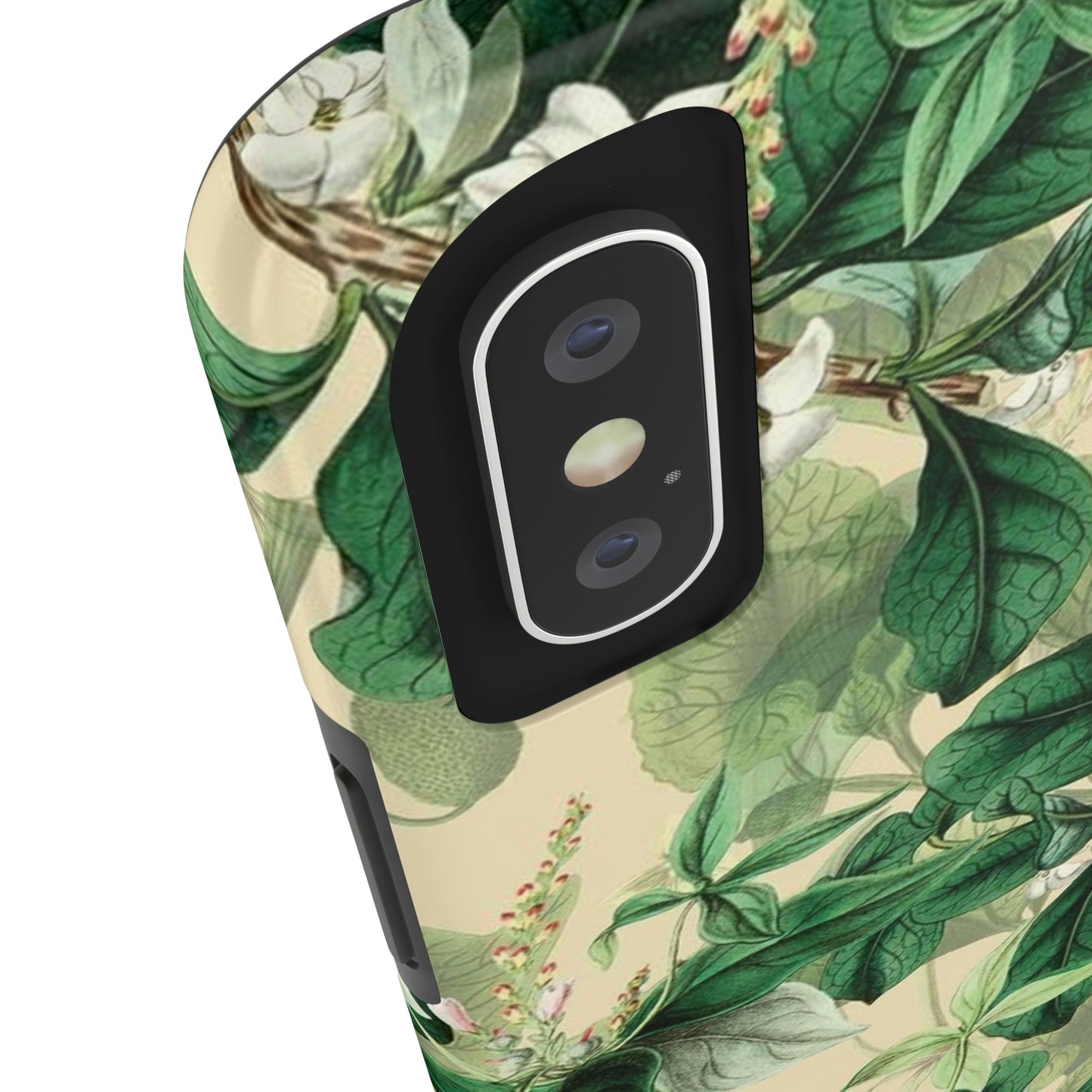 Green Petals phone case, for iPhone, Tough Phone Cases, Floral collection