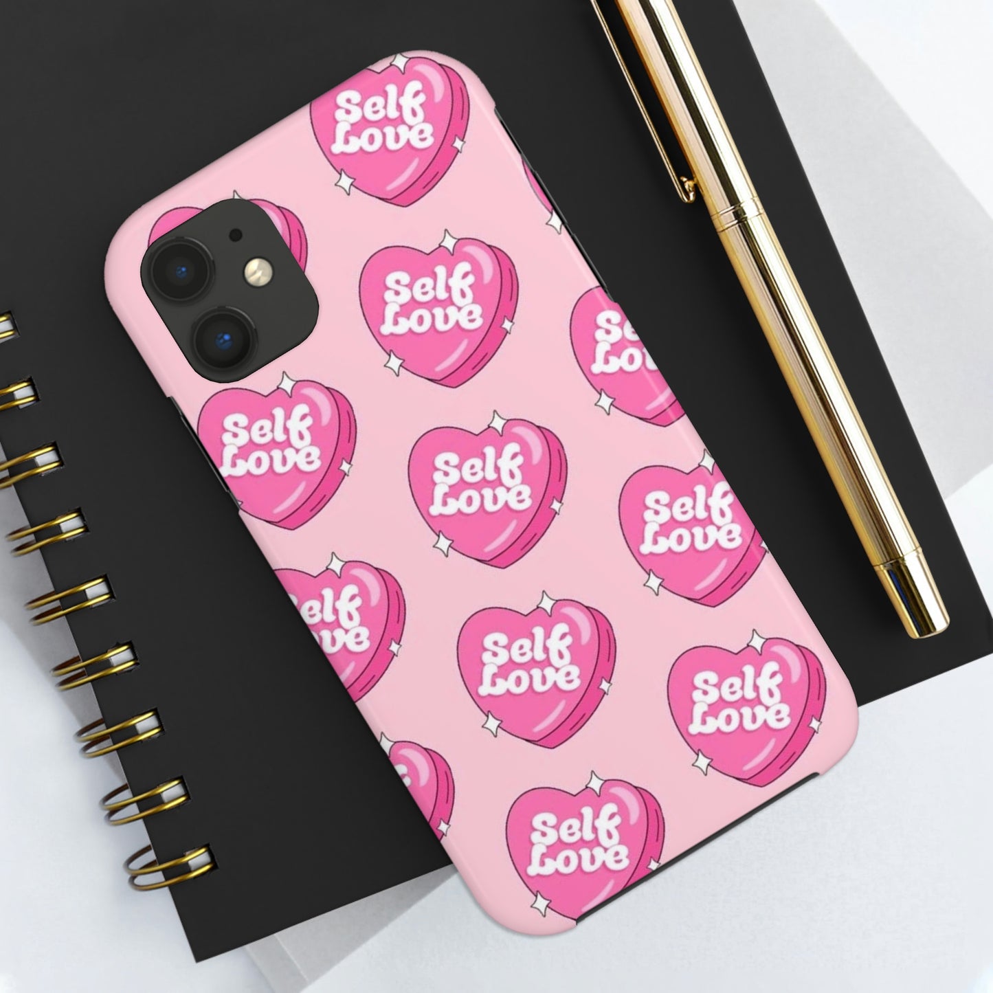 Self Love phone case/ for iPhones/heart collection Tough Phone Cases,