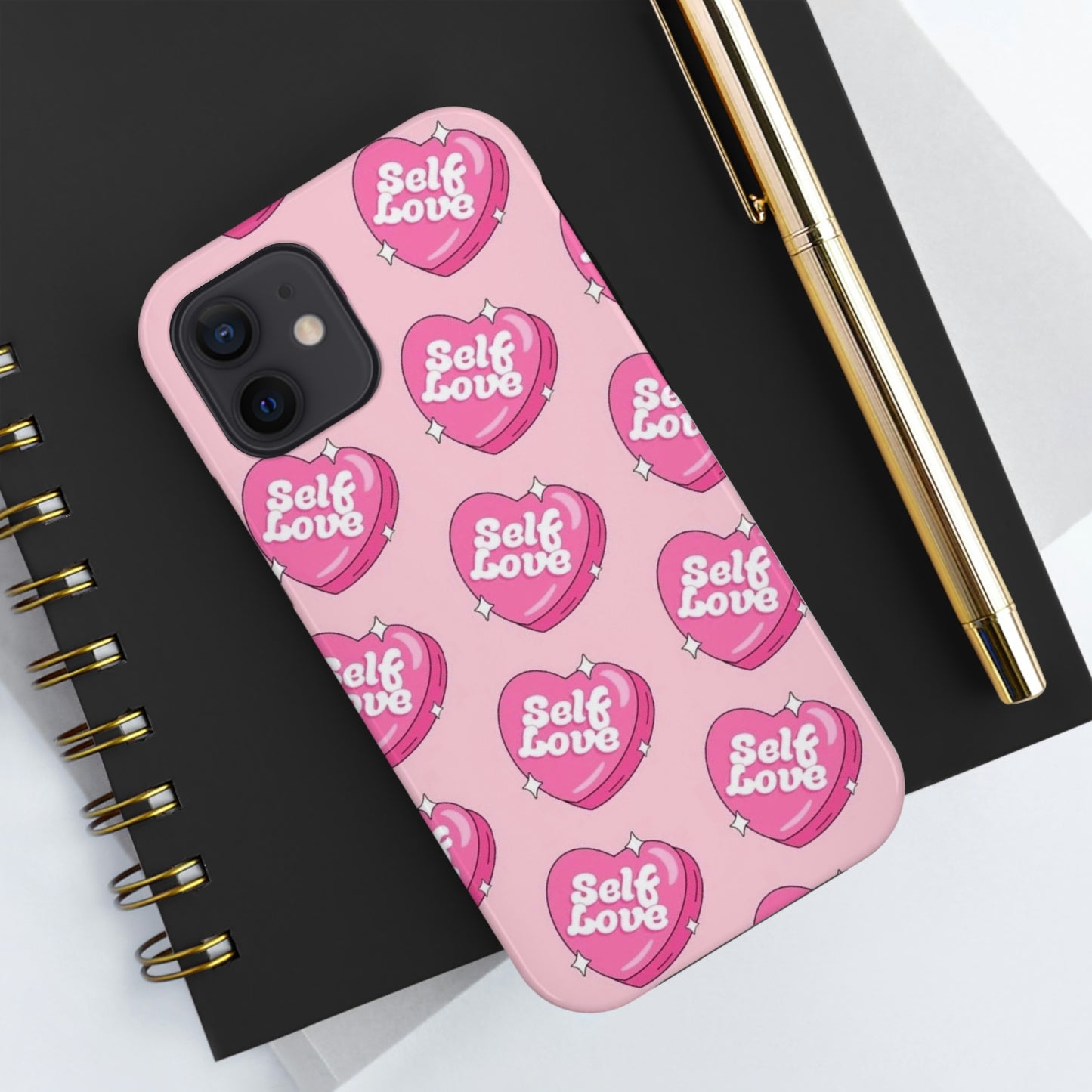 Self Love phone case/ for iPhones/heart collection Tough Phone Cases,