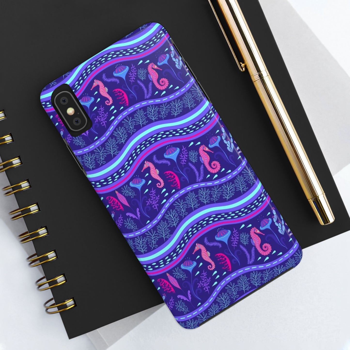 Sea Horse Reef  phone case for iPhone / summer collection Tough Phone Cases, Case-Mate