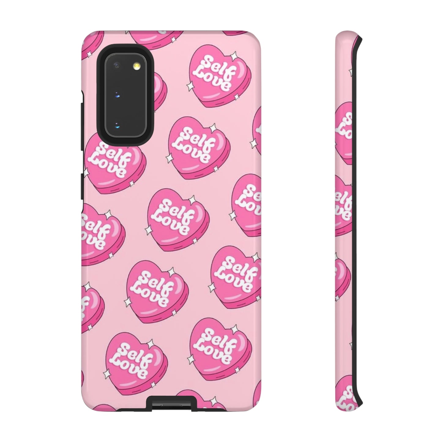 Self love phone case, for Samsung & google phones,/ heart collection/ tough case