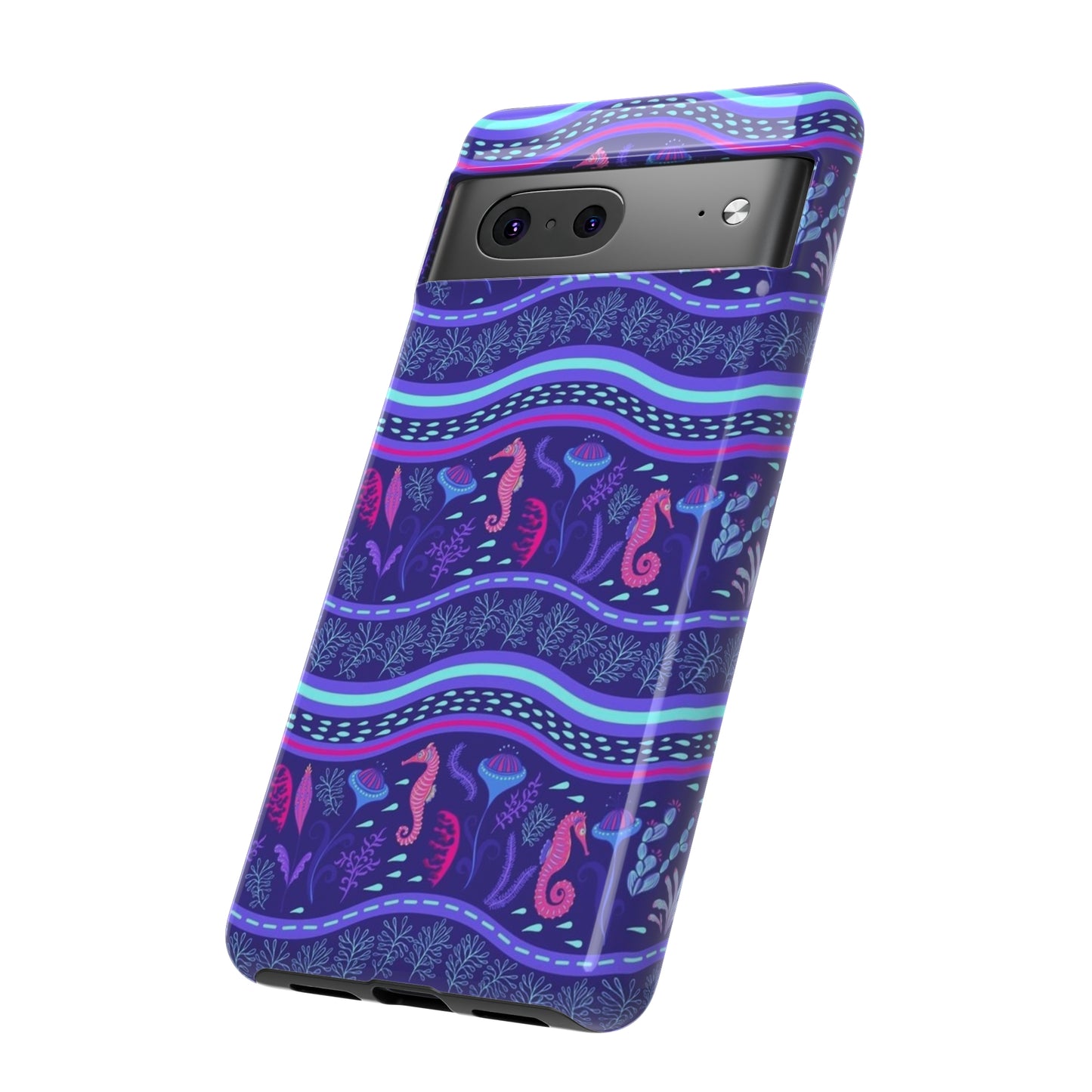 Sea horse reef/ phone case, for Samsung & Google phones/ Summer collection / Tough Cases