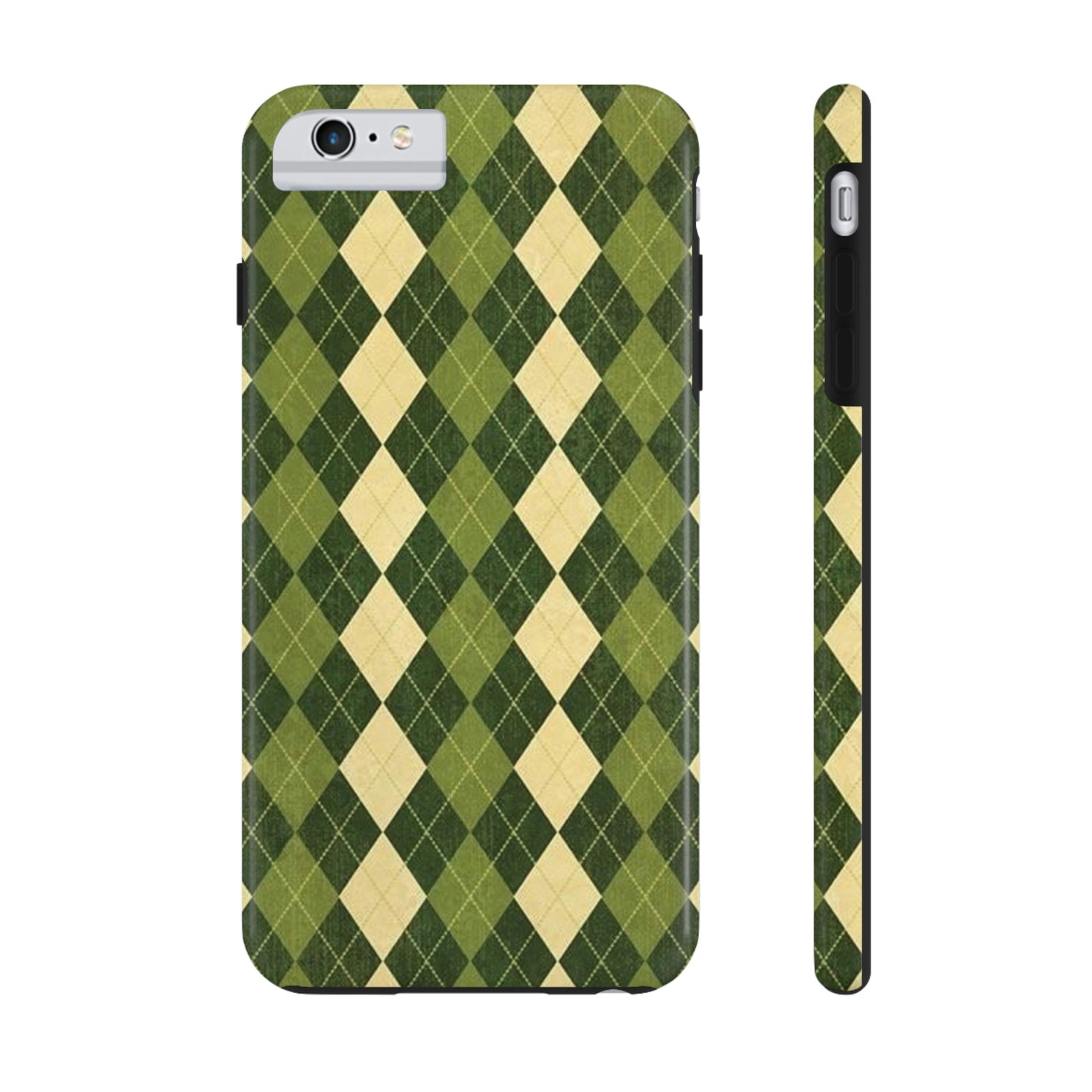 Green Plaid sweater phone case/ for iPhone/ plaid collection/ Tough Phone Cases