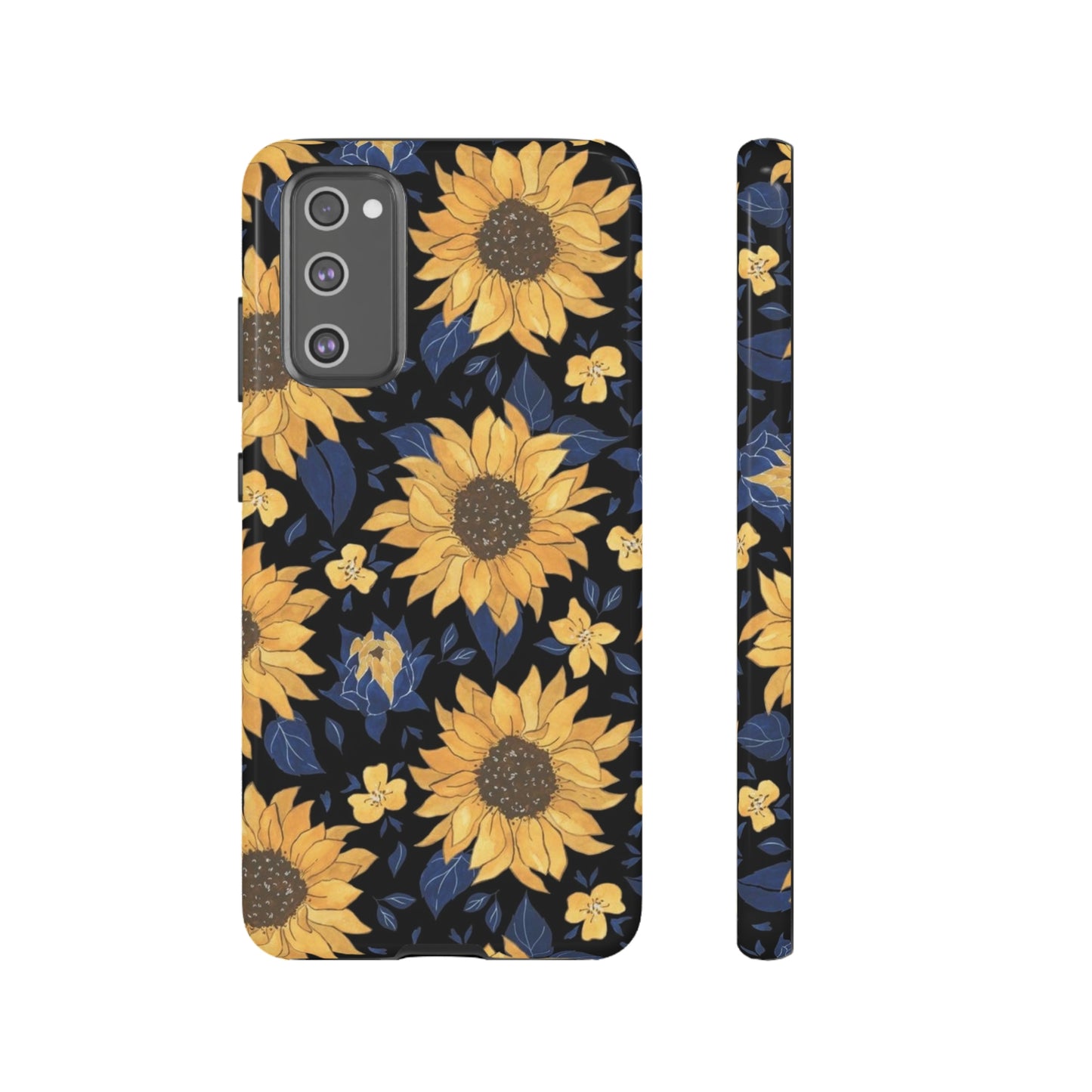 Sunflower phone case/ for Samsung & Google phones/ Floral collection/ Tough Phone Cases