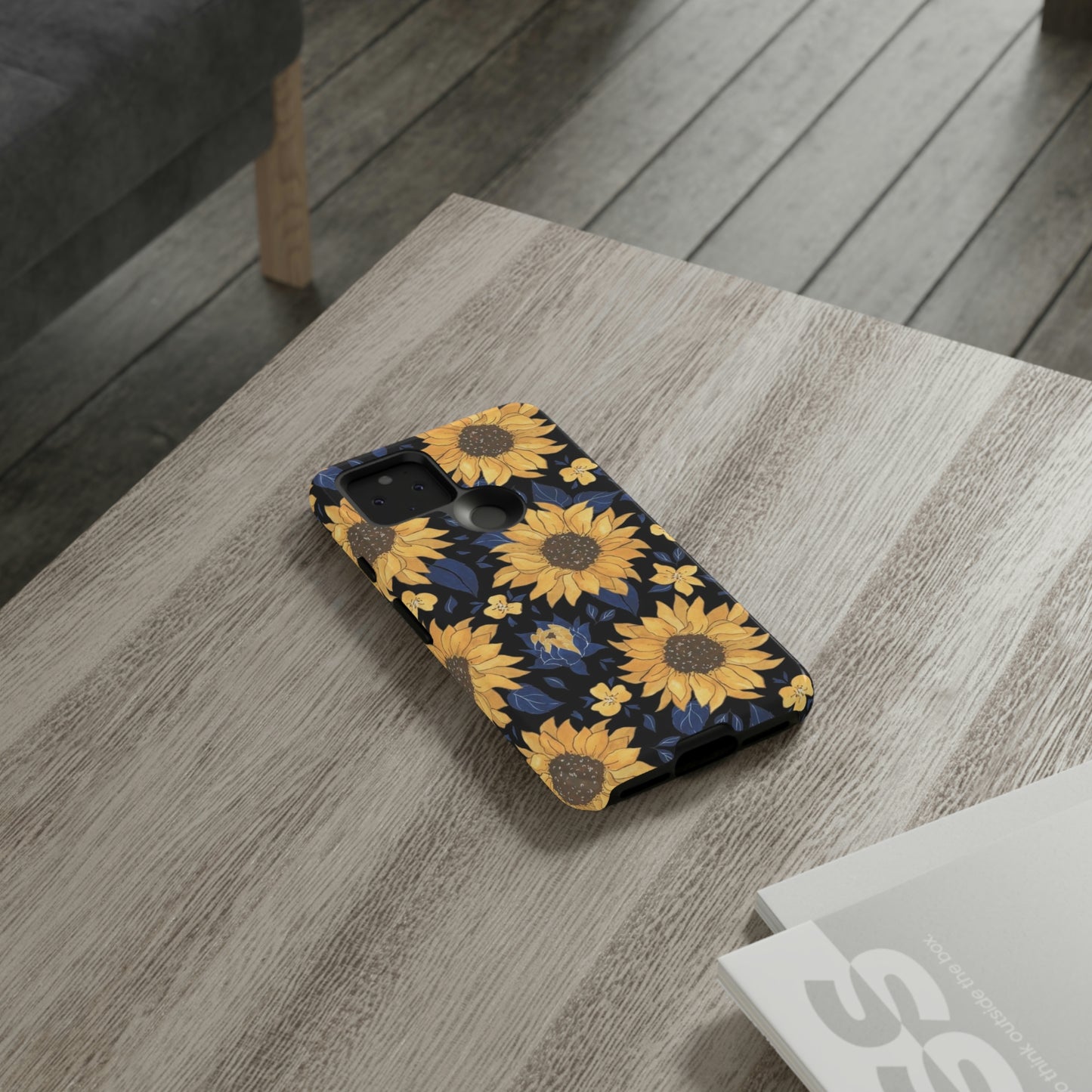 Sunflower phone case/ for Samsung & Google phones/ Floral collection/ Tough Phone Cases