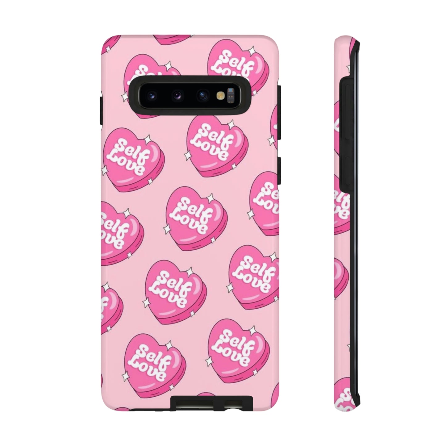 Self love phone case, for Samsung & google phones,/ heart collection/ tough case