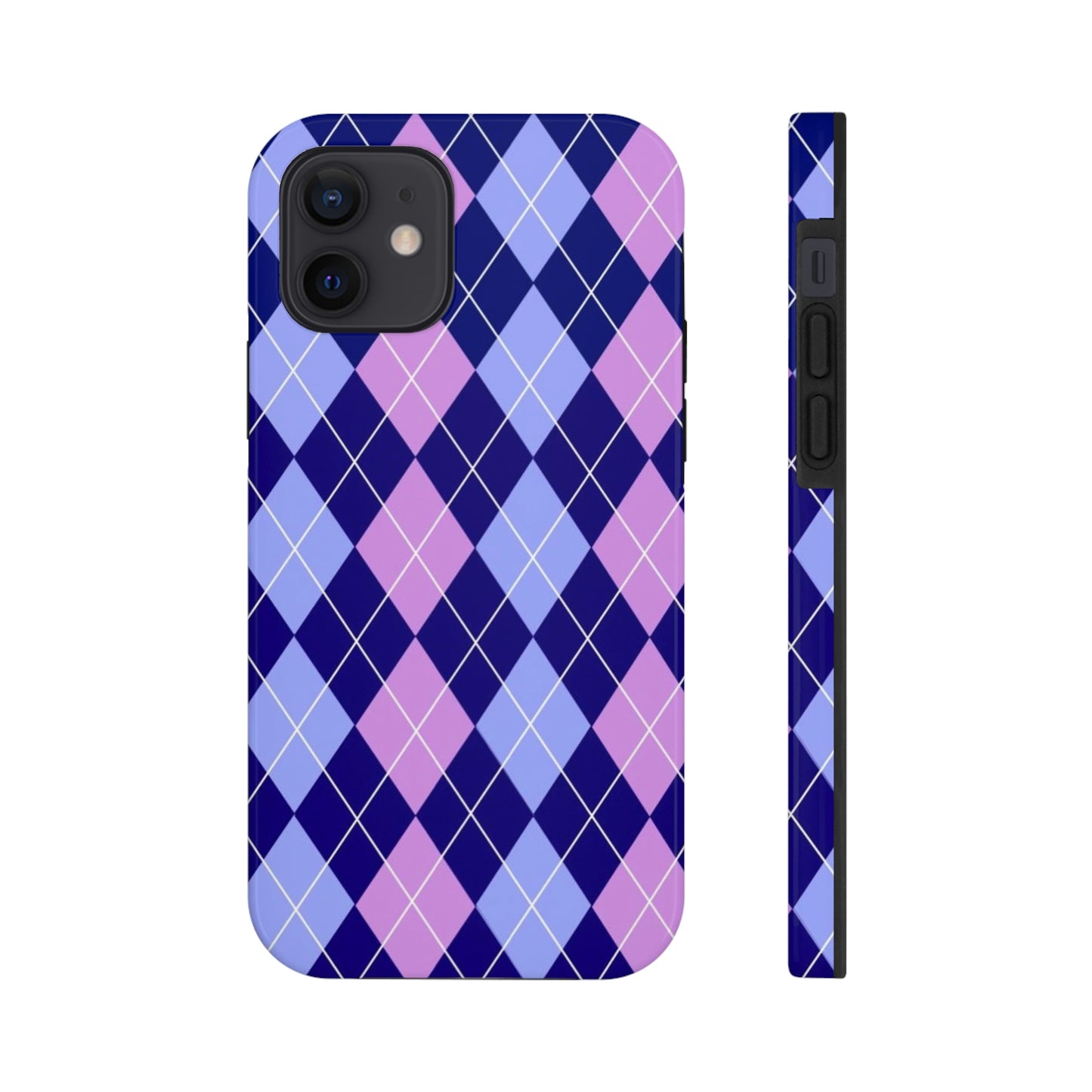 Purple plaid sweater phone case/ for iPhone/ plaid collection/ Tough Phone Cases