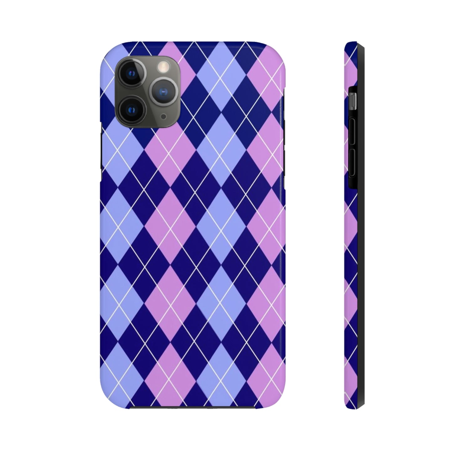 Purple plaid sweater phone case/ for iPhone/ plaid collection/ Tough Phone Cases