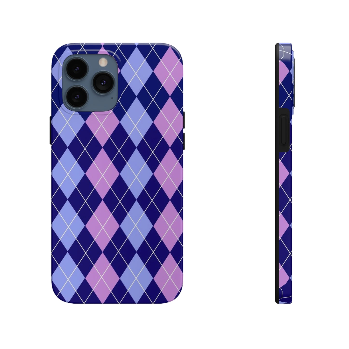 Purple plaid sweater phone case/ for iPhone/ plaid collection/ Tough Phone Cases