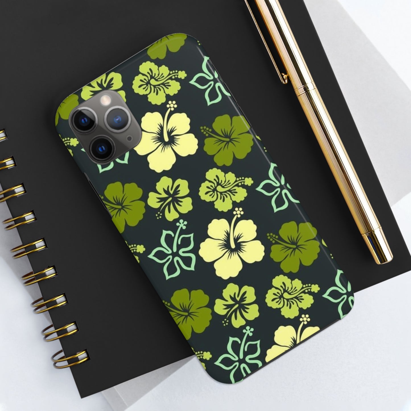 Green Hawaiian phone case for iPhone / summer collection Tough Phone Cases, Case-Mate