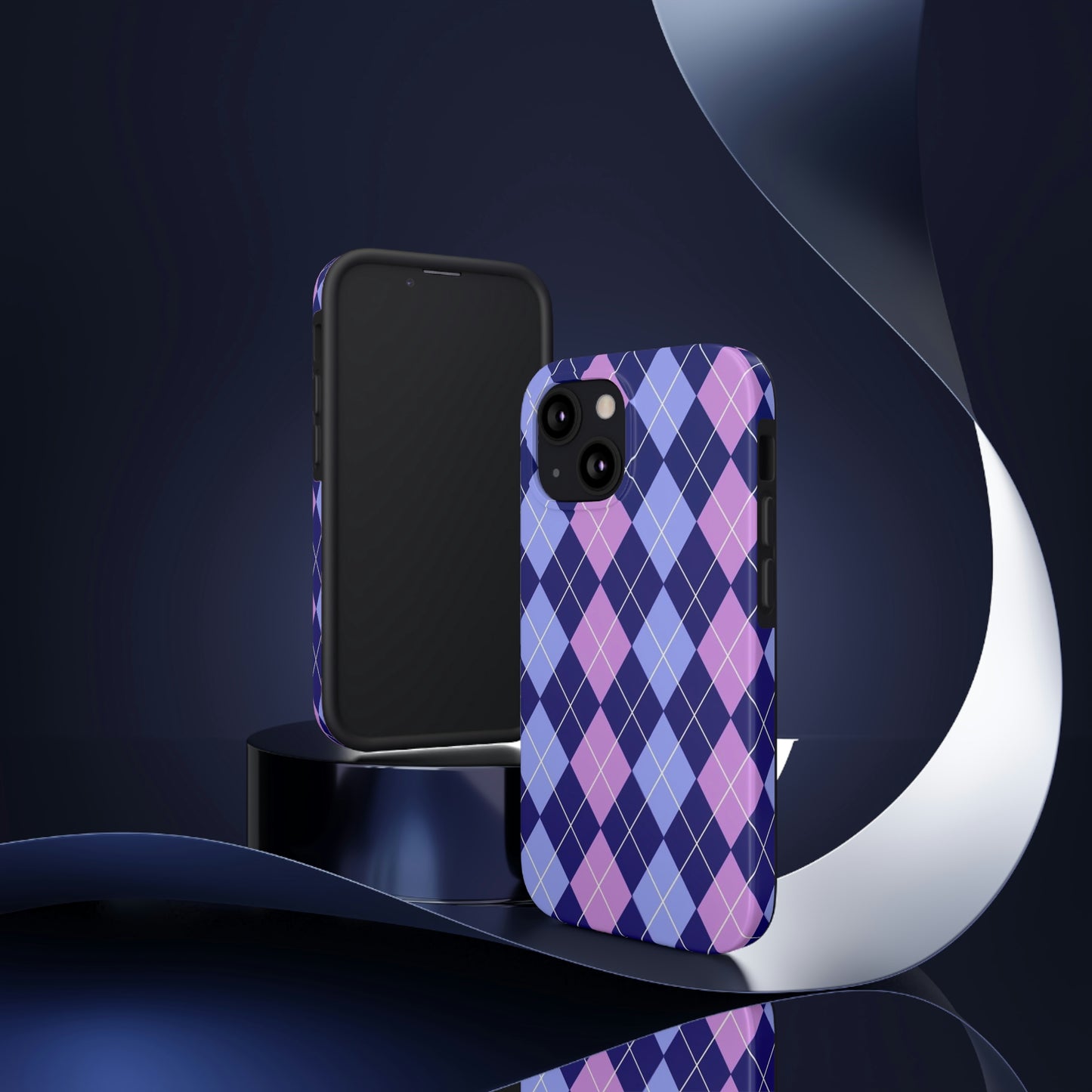 Purple plaid sweater phone case/ for iPhone/ plaid collection/ Tough Phone Cases