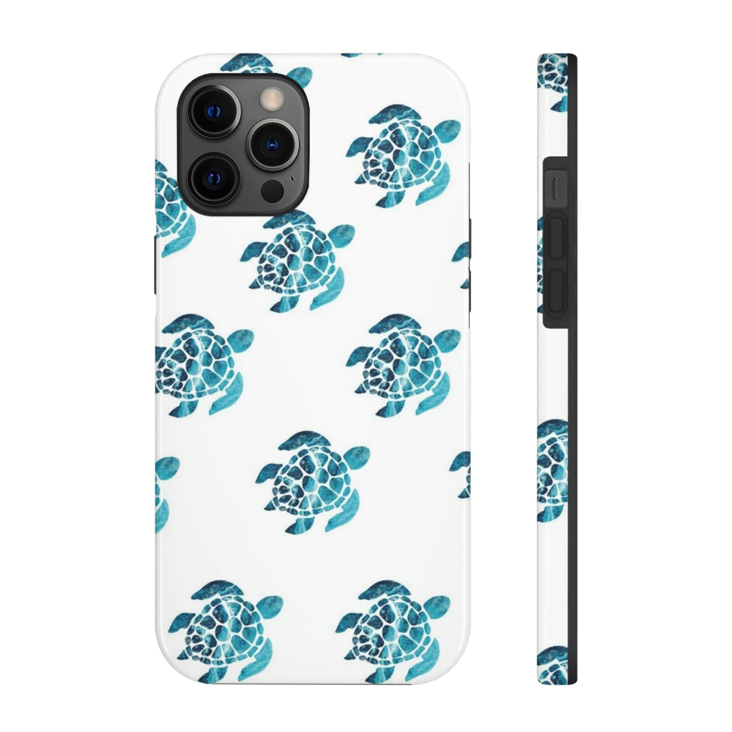 Turtles crossing iPhone case / summer collection Tough Phone Cases, Case-Mate