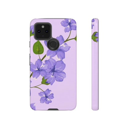 Purple Floral case for Samsung & Google phone./Tough Cases/ Floral collection