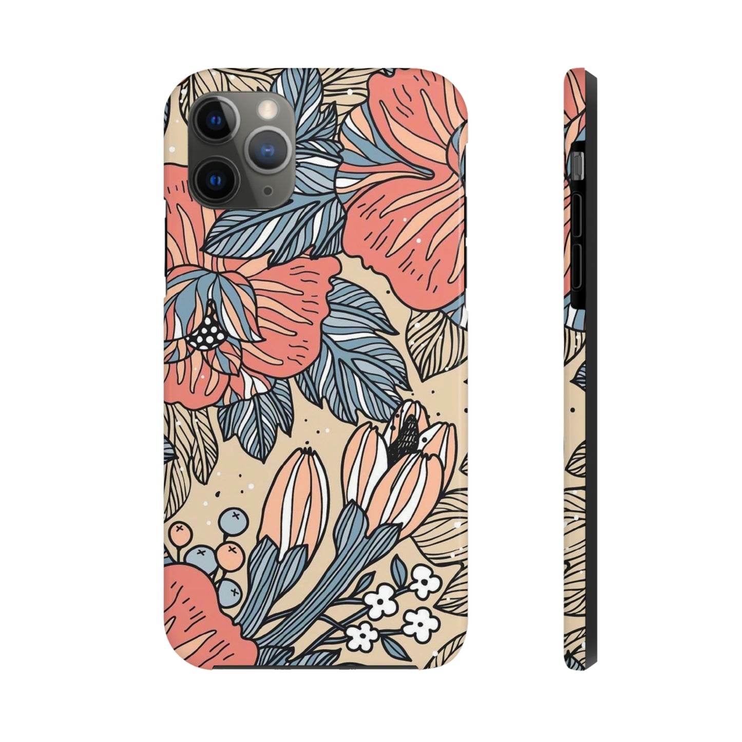 Floral phone case, for Iphone/Tough Phone Cases/