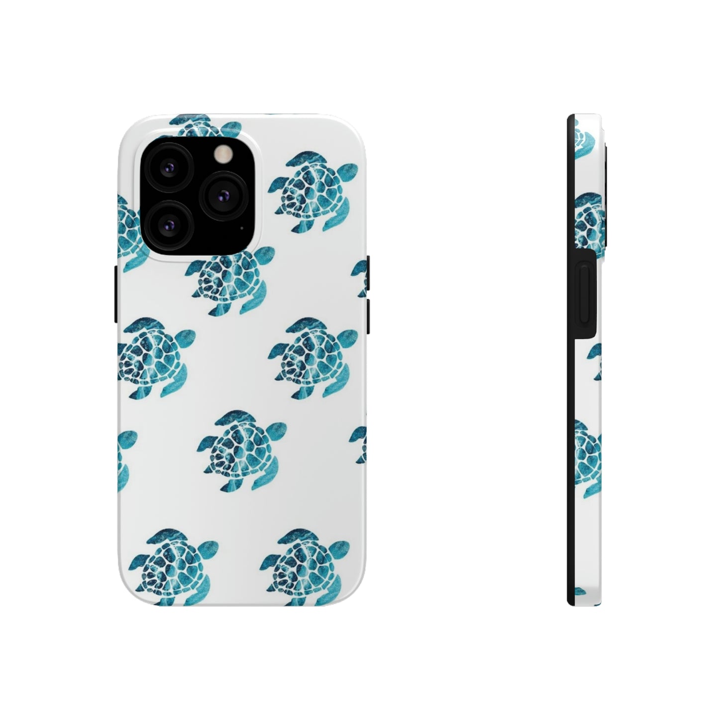 Turtles crossing iPhone case / summer collection Tough Phone Cases, Case-Mate