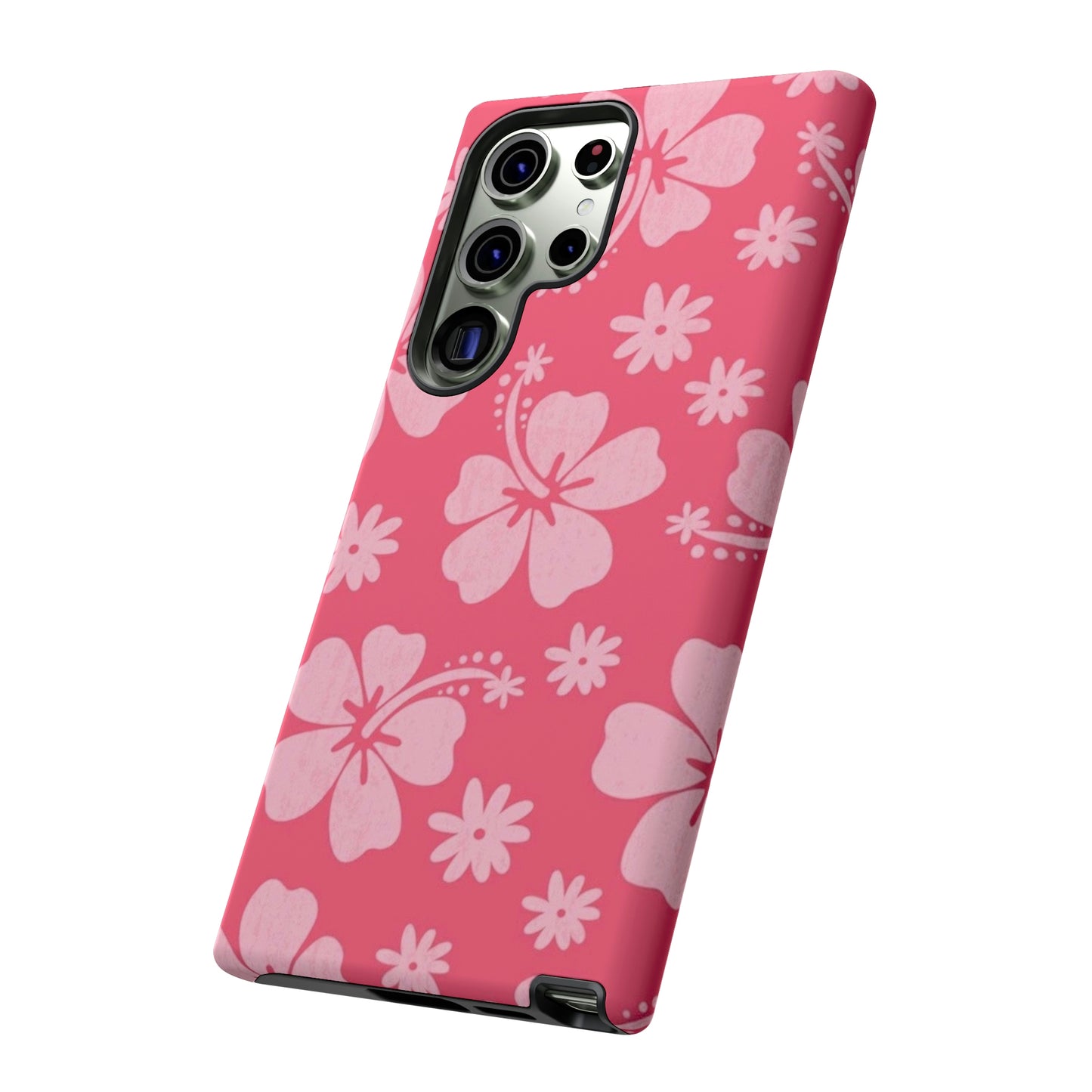 Pink hibiscus phone case/ for Samsung & Google phones /summer collection