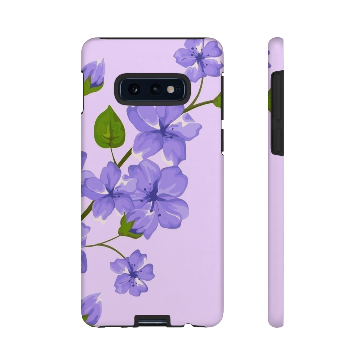 Purple Floral case for Samsung & Google phone./Tough Cases/ Floral collection