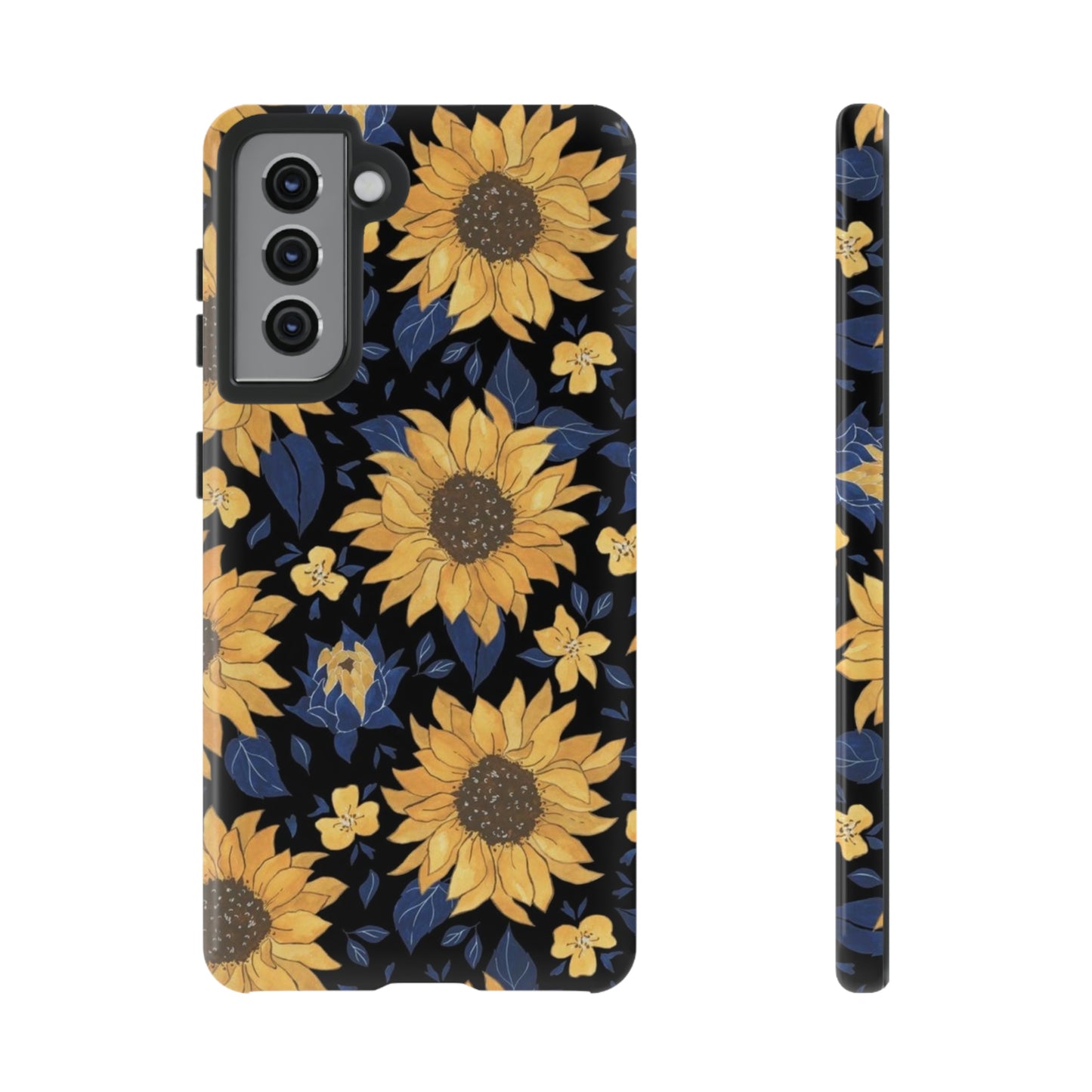 Sunflower phone case/ for Samsung & Google phones/ Floral collection/ Tough Phone Cases