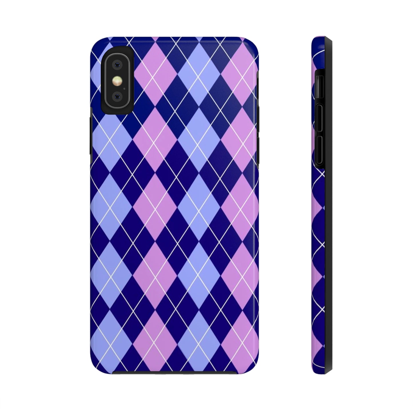 Purple plaid sweater phone case/ for iPhone/ plaid collection/ Tough Phone Cases