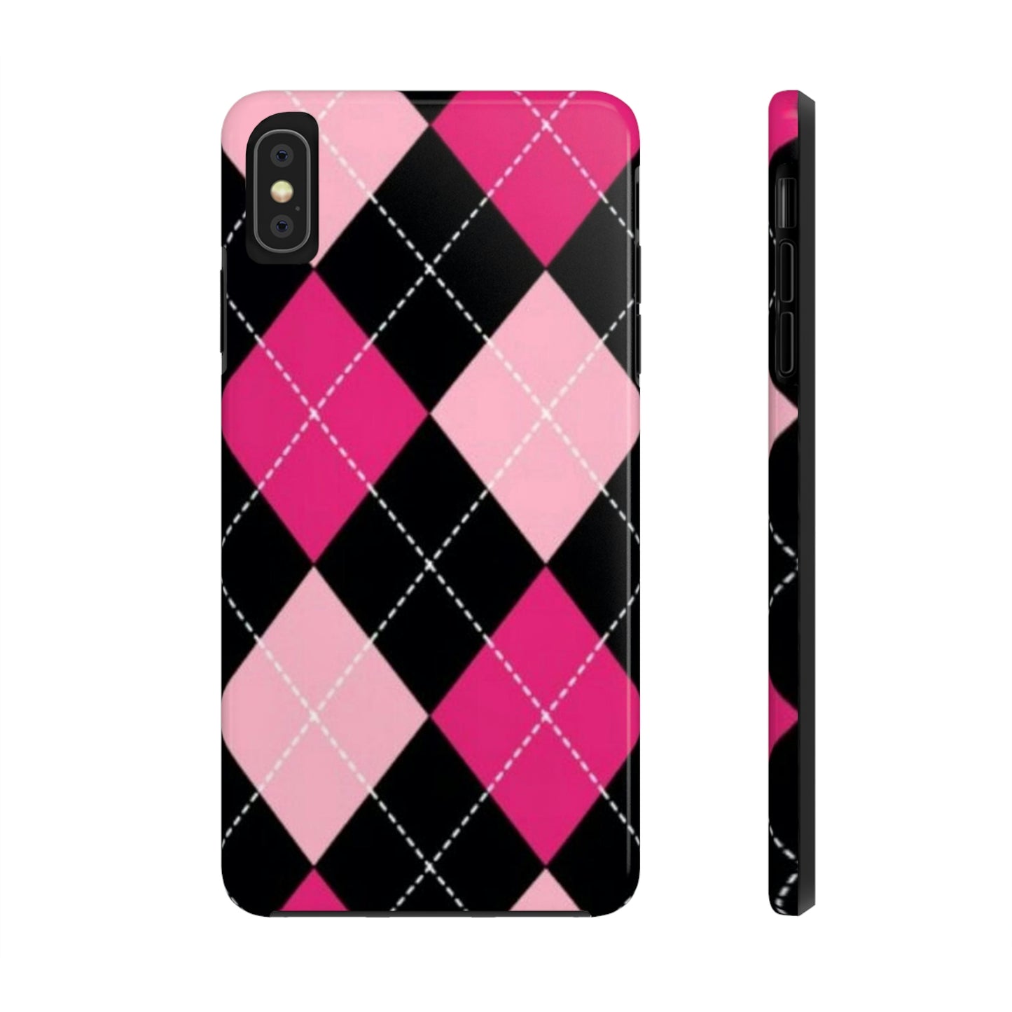 Pink Diamond phone case/ for iPhone/ plaid collection/ Tough Phone Cases