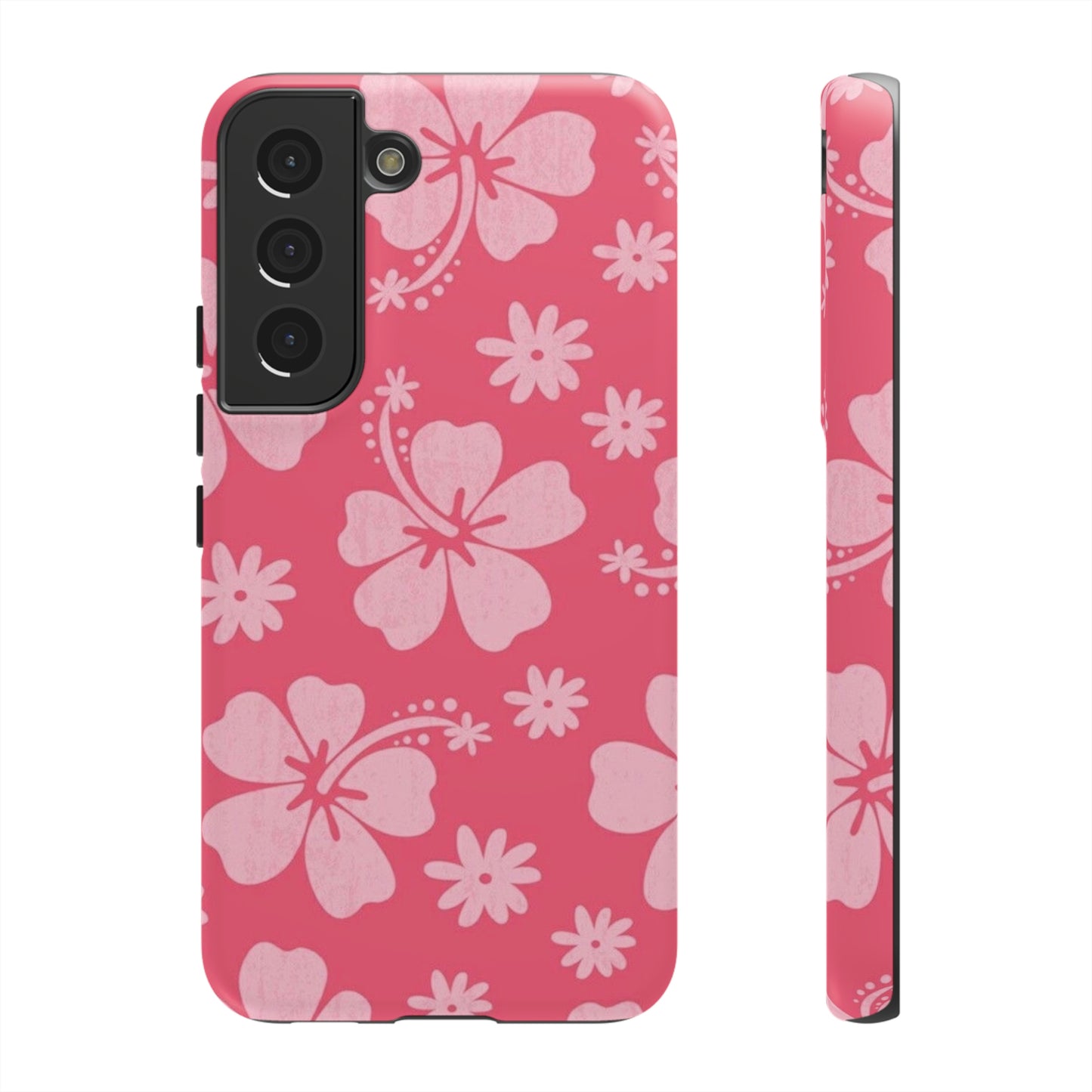 Pink hibiscus phone case/ for Samsung & Google phones /summer collection