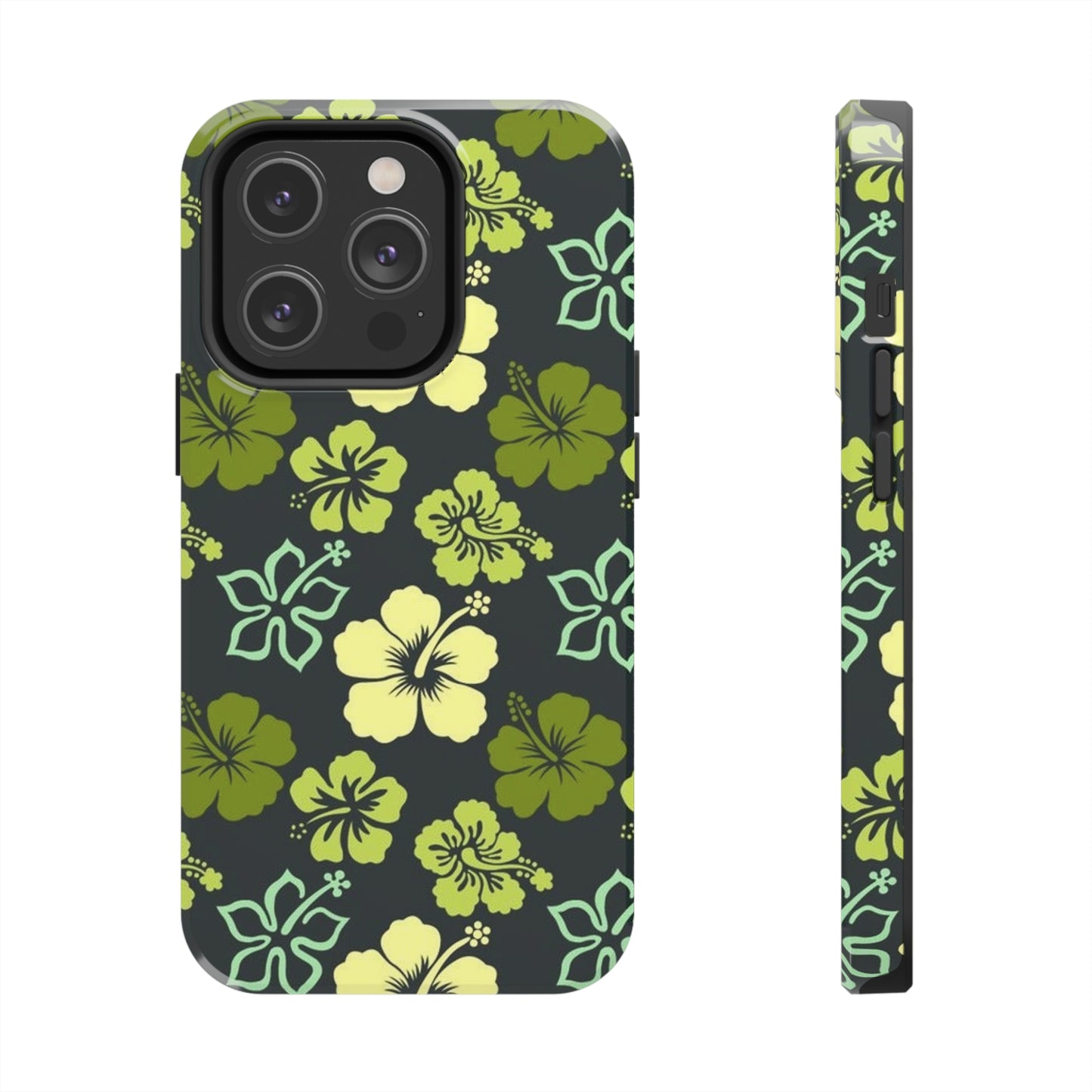 Green Hawaiian phone case for iPhone / summer collection Tough Phone Cases, Case-Mate