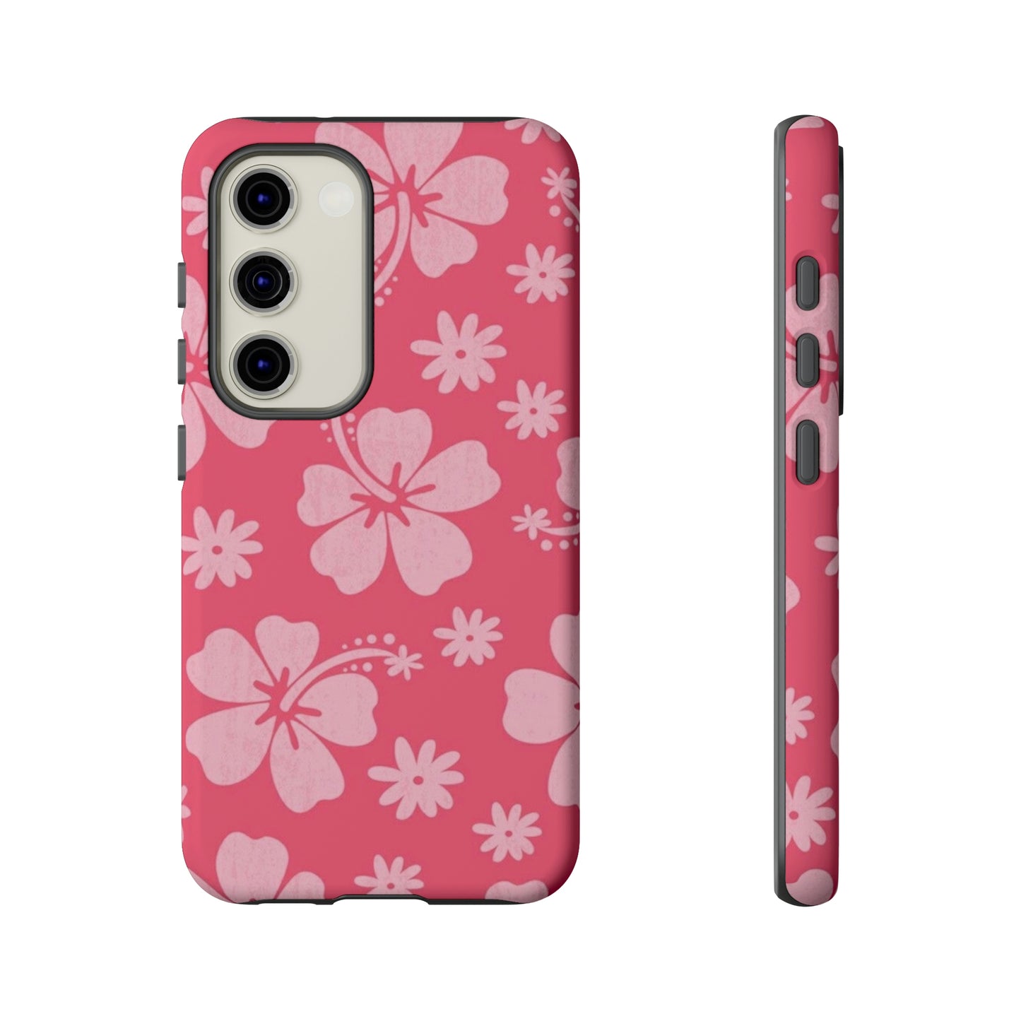 Pink hibiscus phone case/ for Samsung & Google phones /summer collection