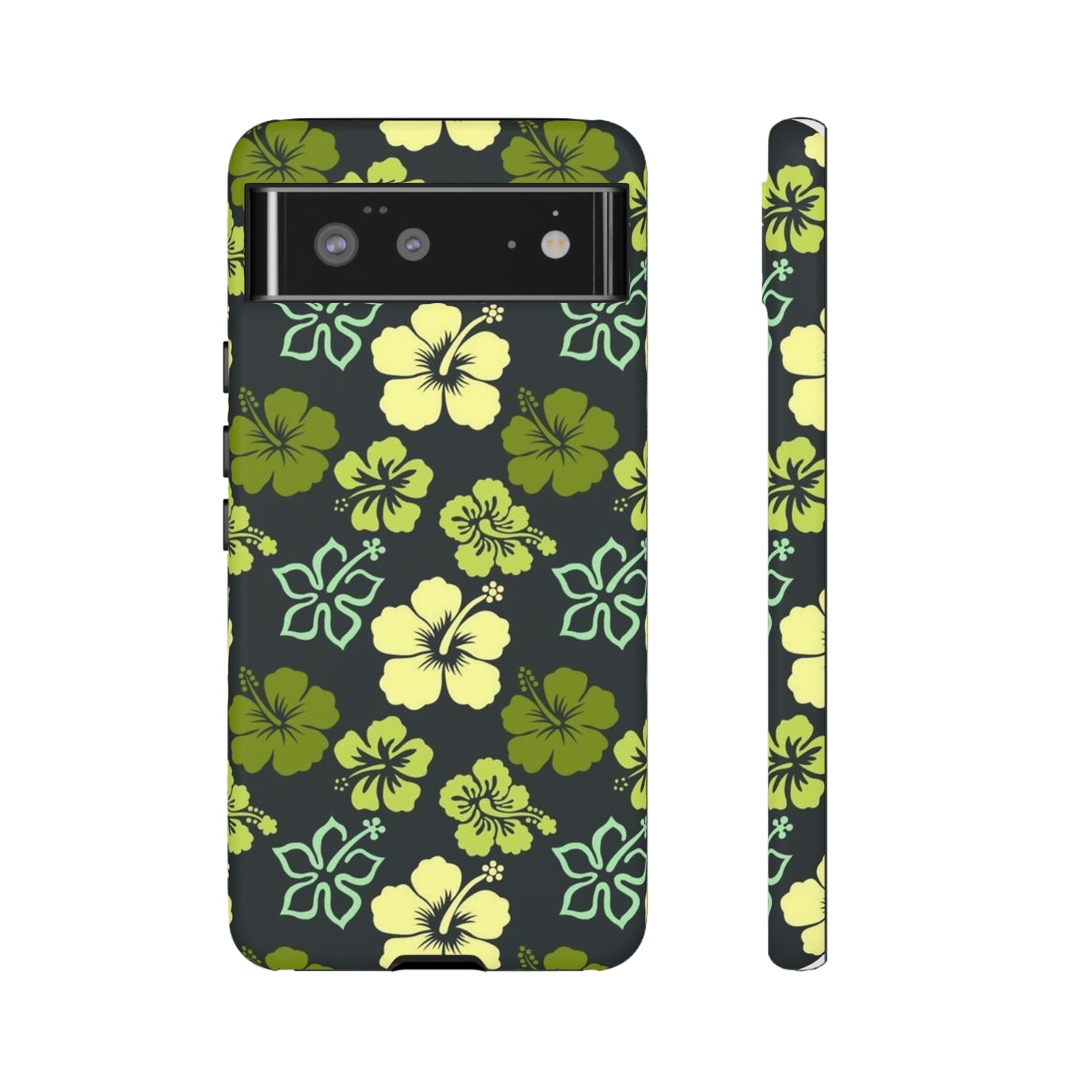 Green Hawaiian phone case for Samsung & Google phones / summer collection / Tough Cases