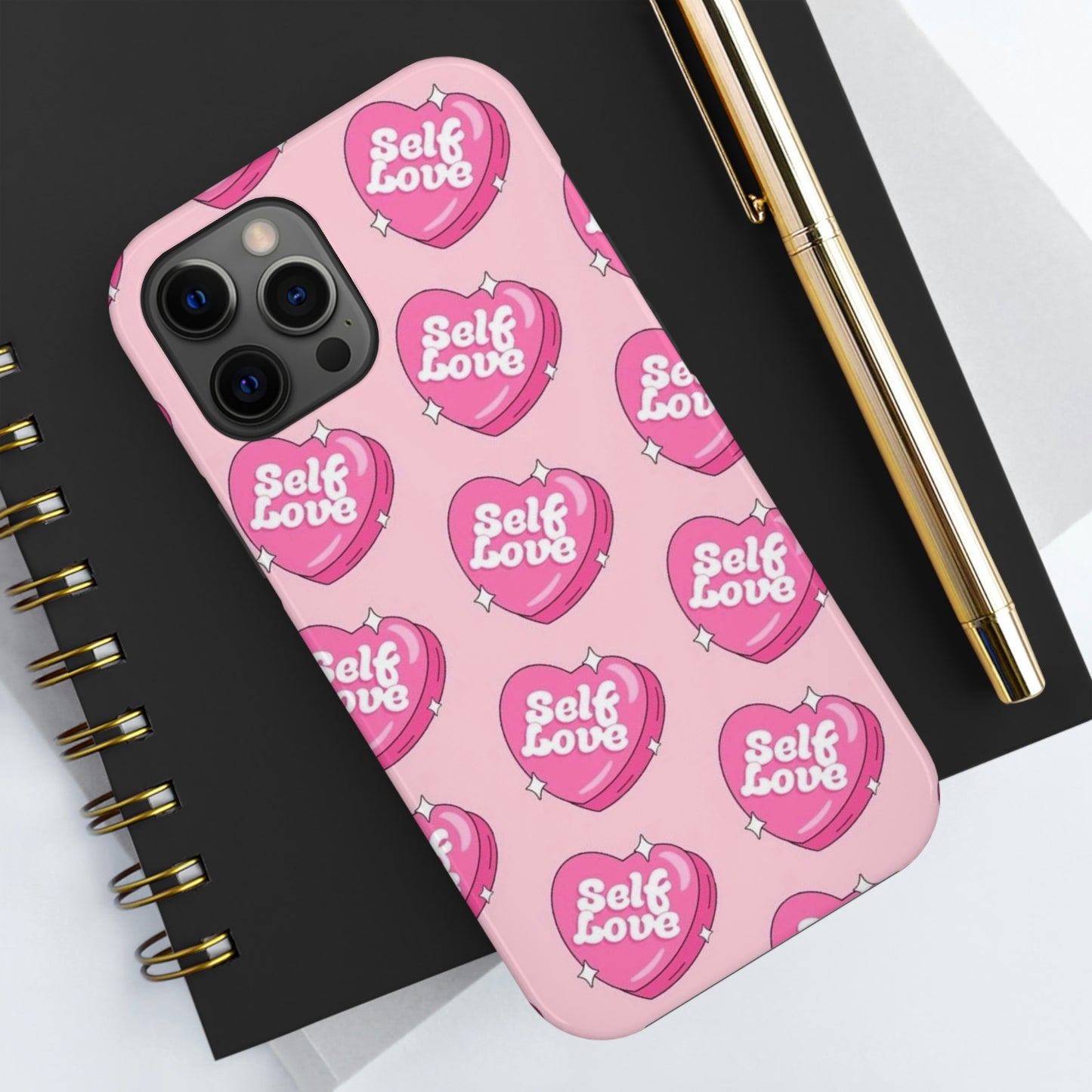 Self Love phone case/ for iPhones/heart collection Tough Phone Cases,