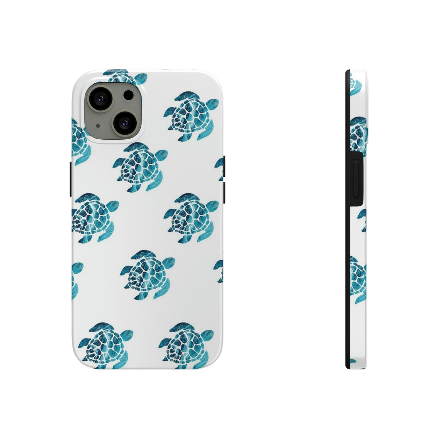 Turtles crossing iPhone case / summer collection Tough Phone Cases, Case-Mate