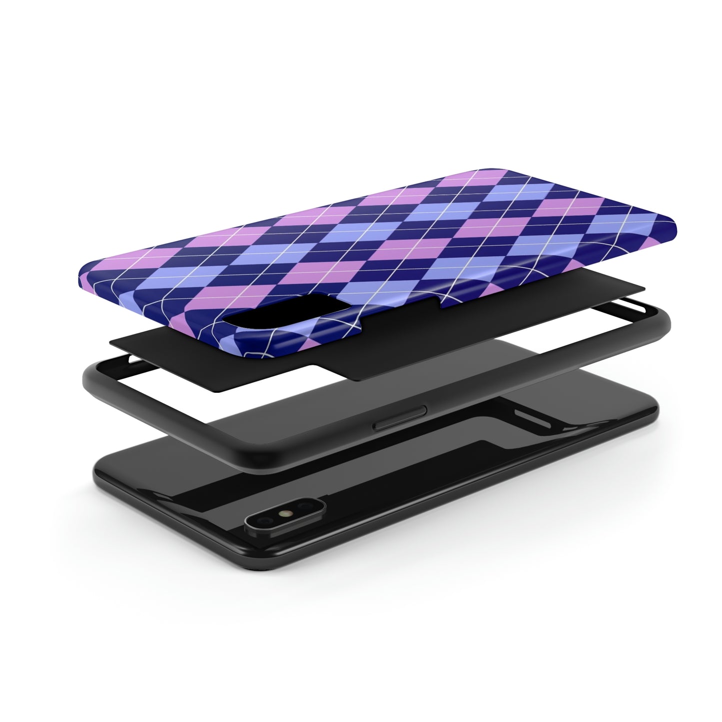 Purple plaid sweater phone case/ for iPhone/ plaid collection/ Tough Phone Cases