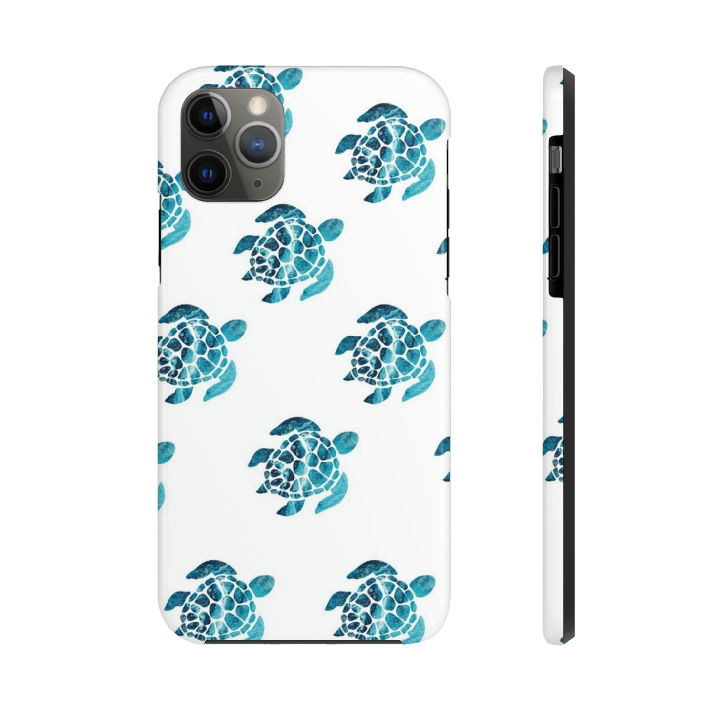 Turtles crossing iPhone case / summer collection Tough Phone Cases, Case-Mate