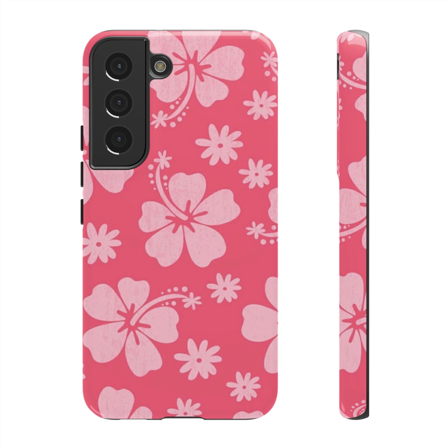 Pink hibiscus phone case/ for Samsung & Google phones /summer collection